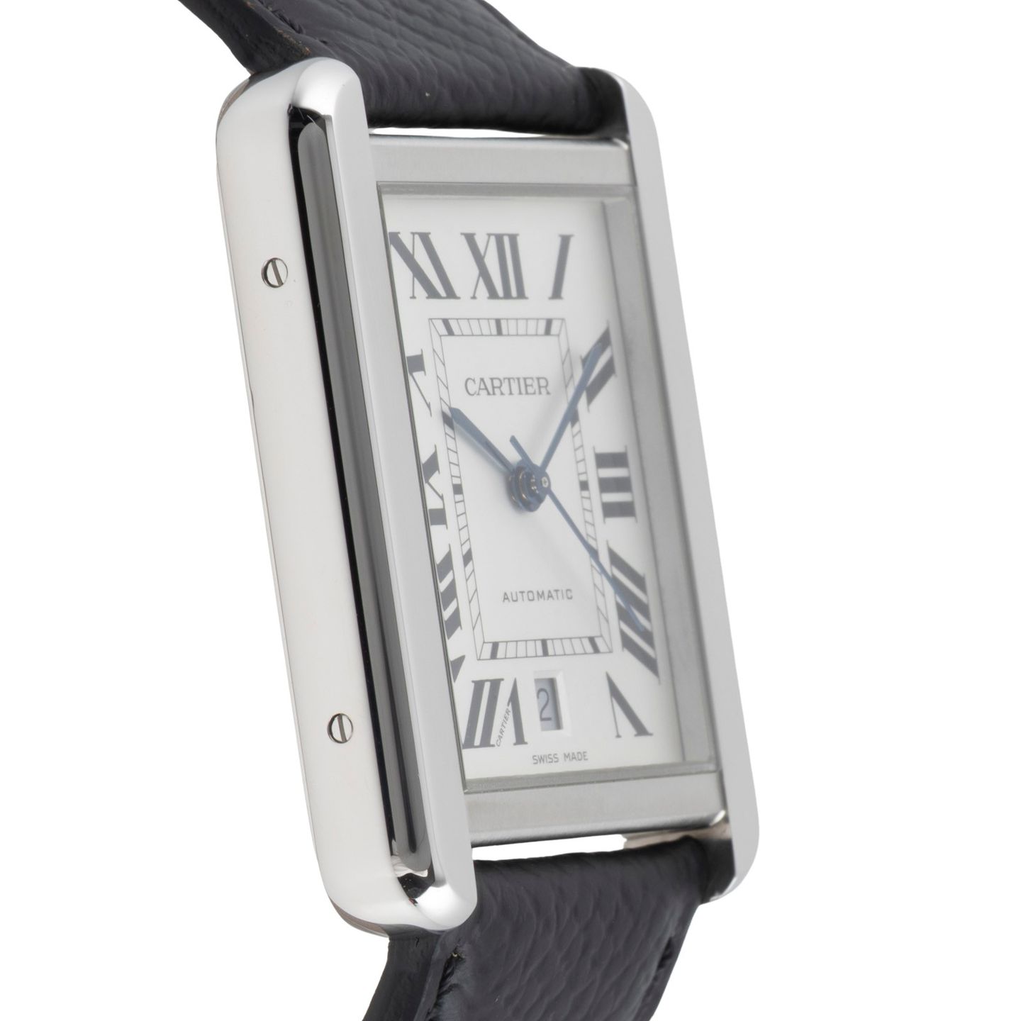 Cartier Tank Solo WSTA0029 (Onbekend (willekeurig serienummer)) - Zilver wijzerplaat 31mm Staal (7/8)