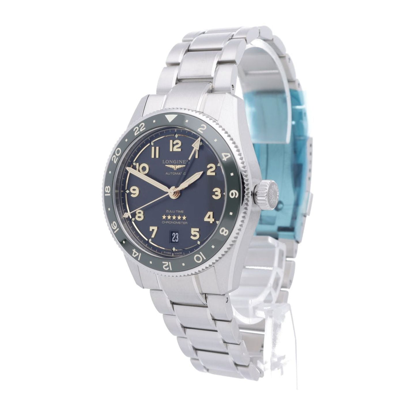 Longines Spirit L3.802.4.63.6 (2026) - Black dial 39 mm Steel case (2/7)