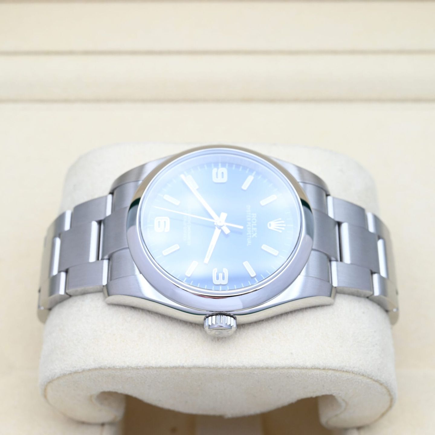 Rolex Oyster Perpetual 36 116000 (2010) - Blauw wijzerplaat 36mm Staal (4/7)