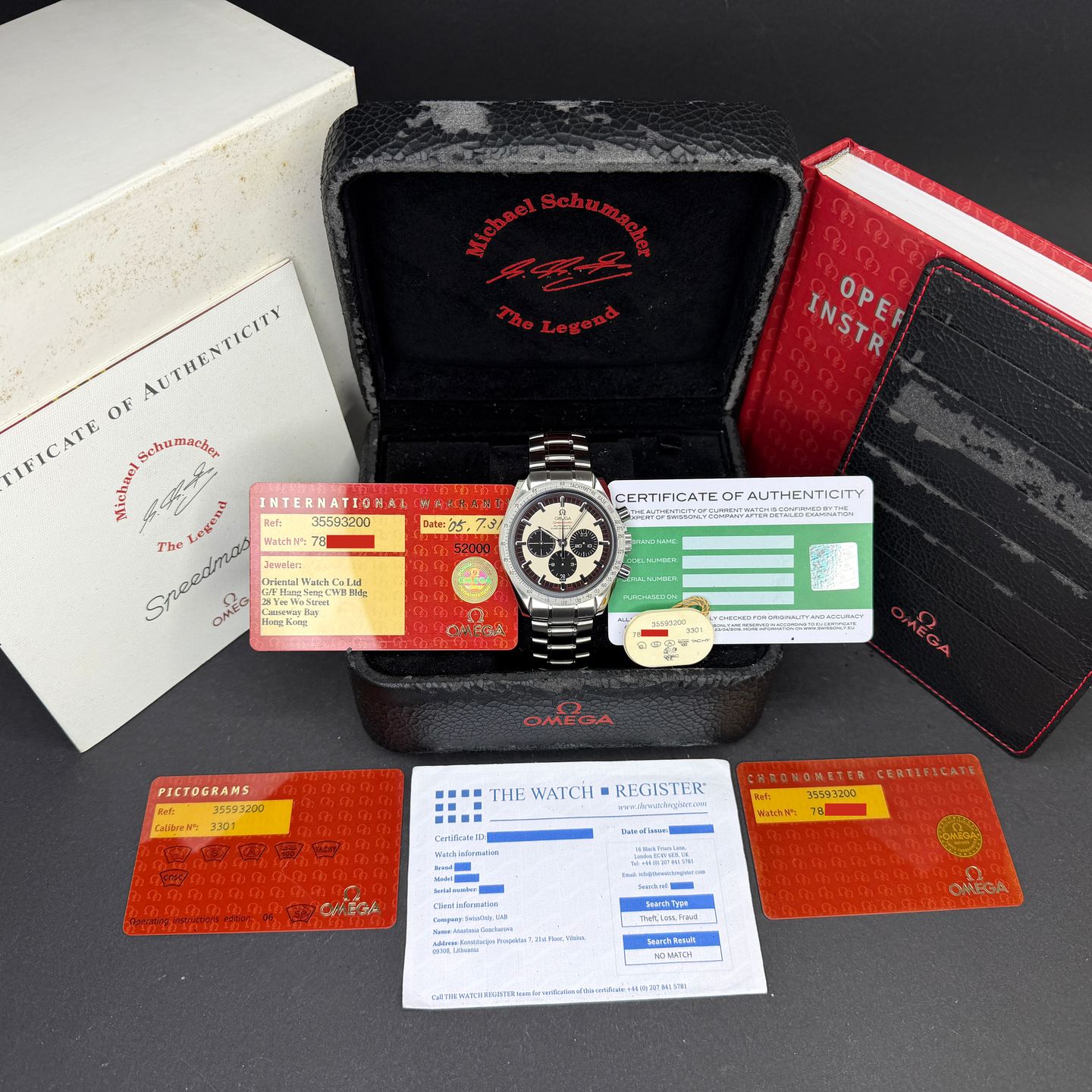 Omega Speedmaster 3559.32 (2005) - 42mm Staal (3/8)