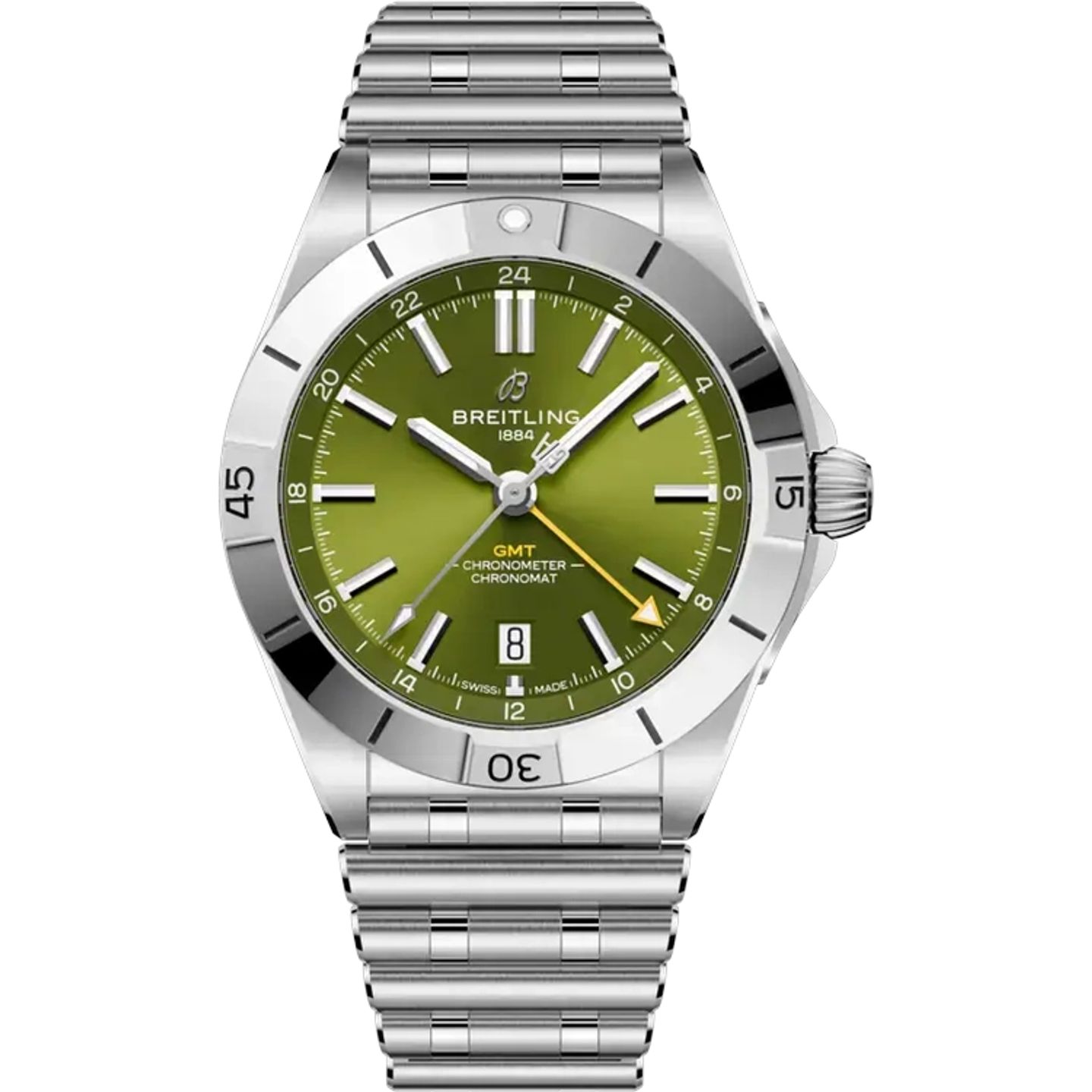 Breitling Chronomat GMT A32398A11L1A1 (2026) - Green dial 40 mm Steel case (1/1)