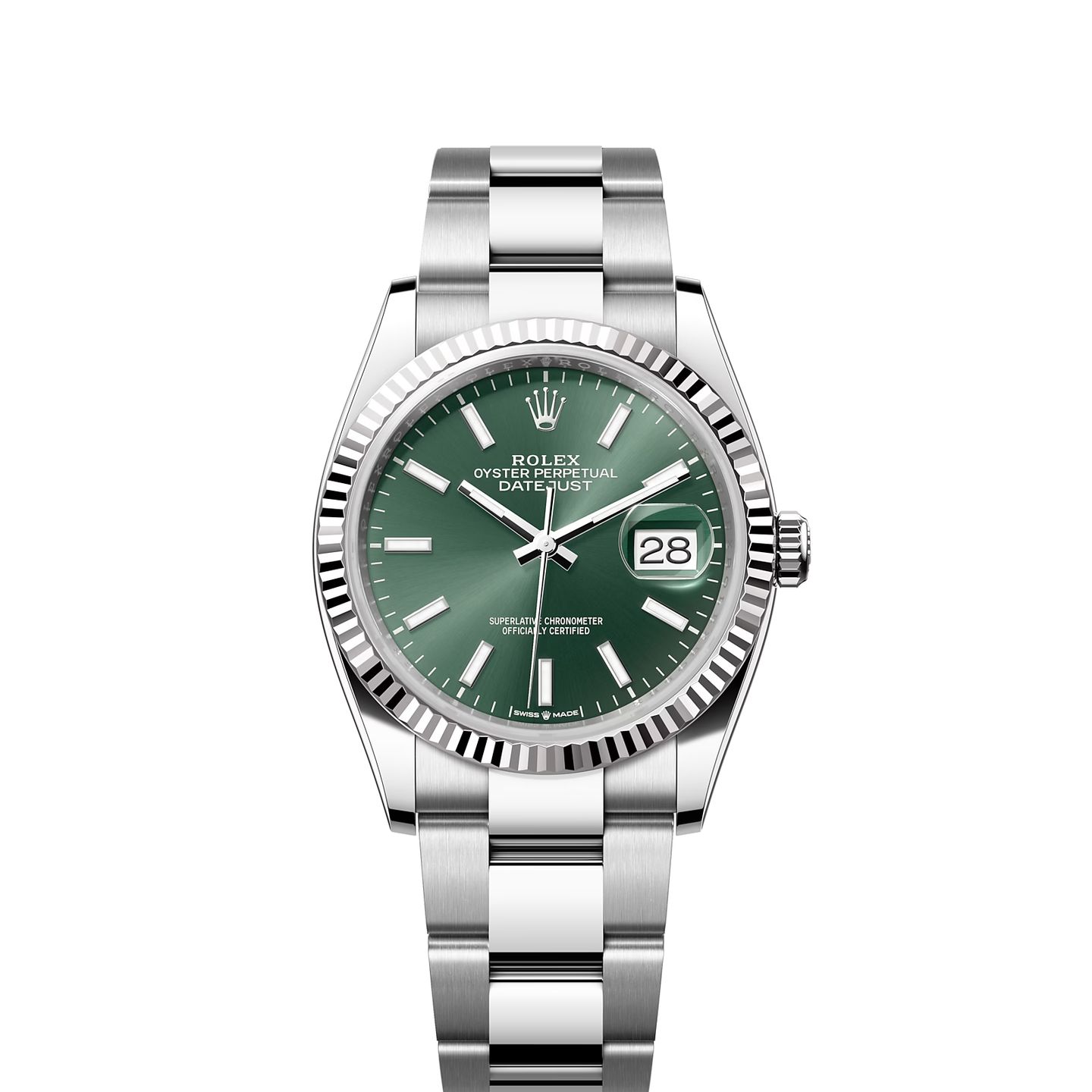 Rolex Datejust 36 126234 (2024) - Green dial 36 mm Steel case (1/8)