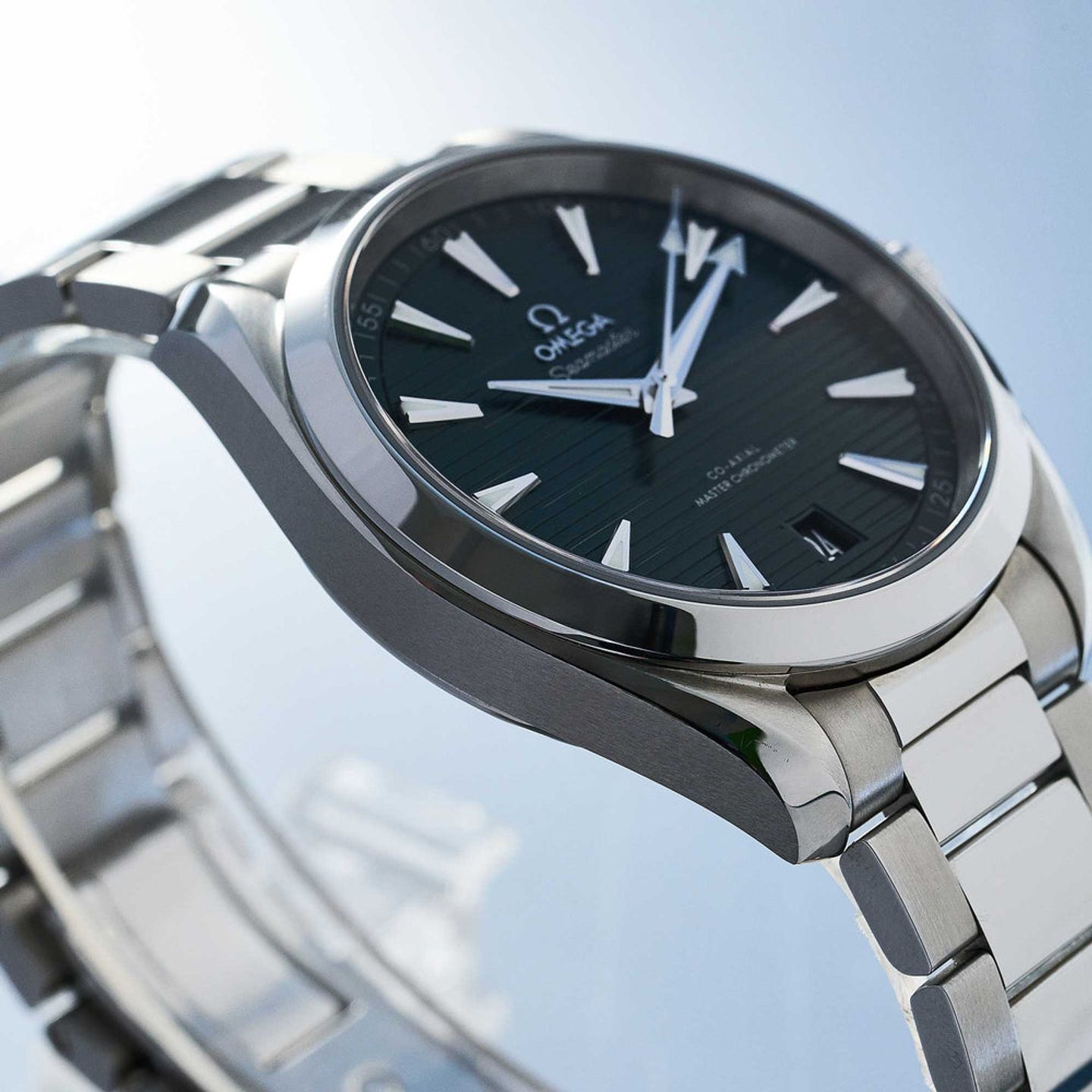 Omega Seamaster Aqua Terra 220.10.41.21.10.001 (2021) - Green dial 41 mm Steel case (5/8)