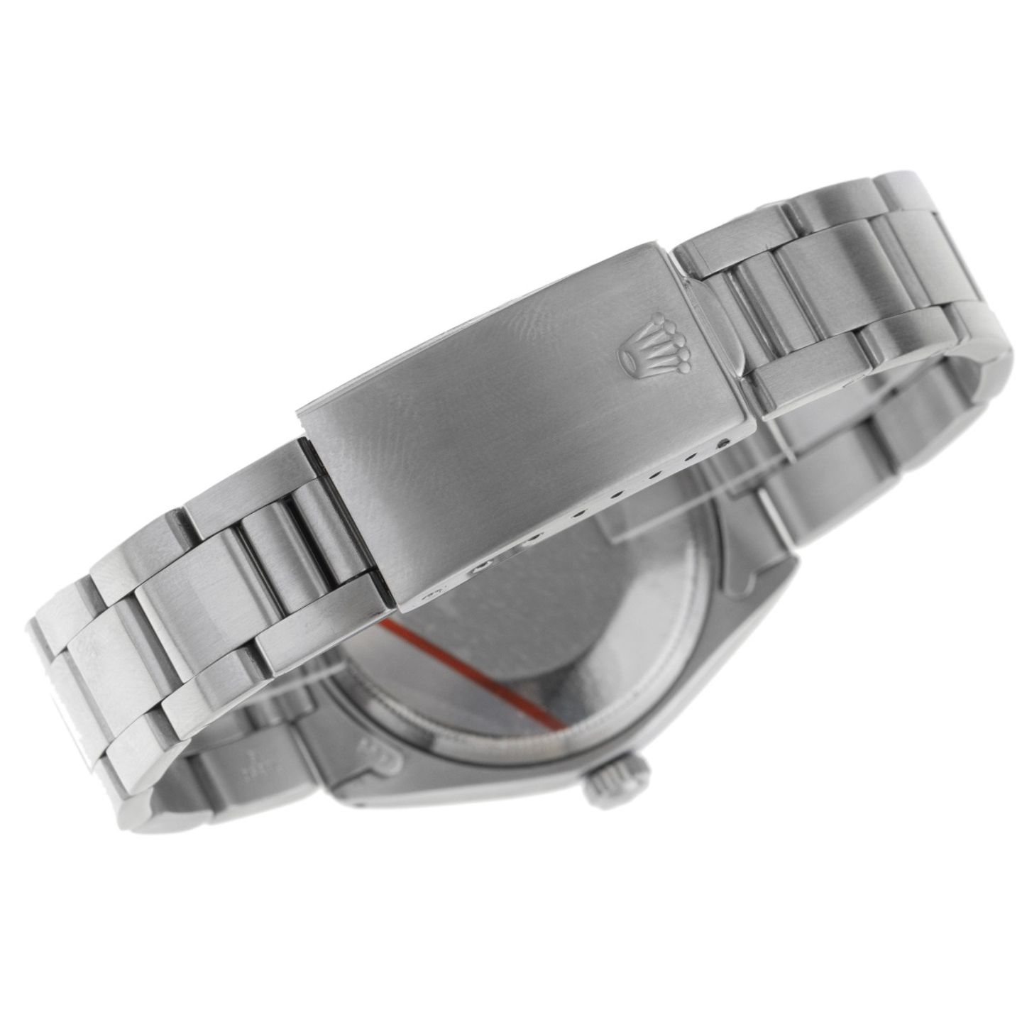 Rolex Air-King 5500 (1980) - Zwart wijzerplaat 34mm Staal (7/8)