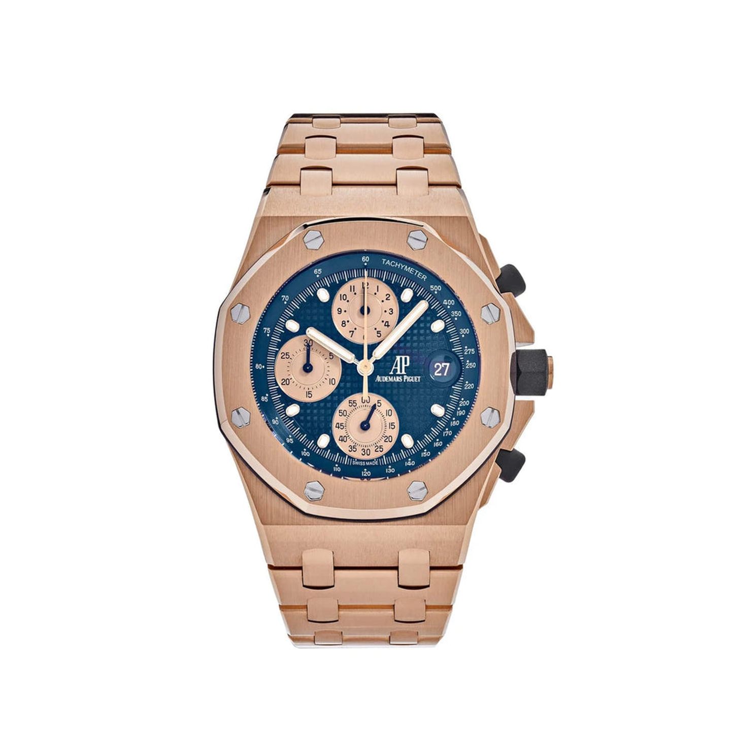 Audemars Piguet Royal Oak Offshore 26238OR.OO.2000OR.01 (2022) - Blue dial 42 mm Rose Gold case (1/1)