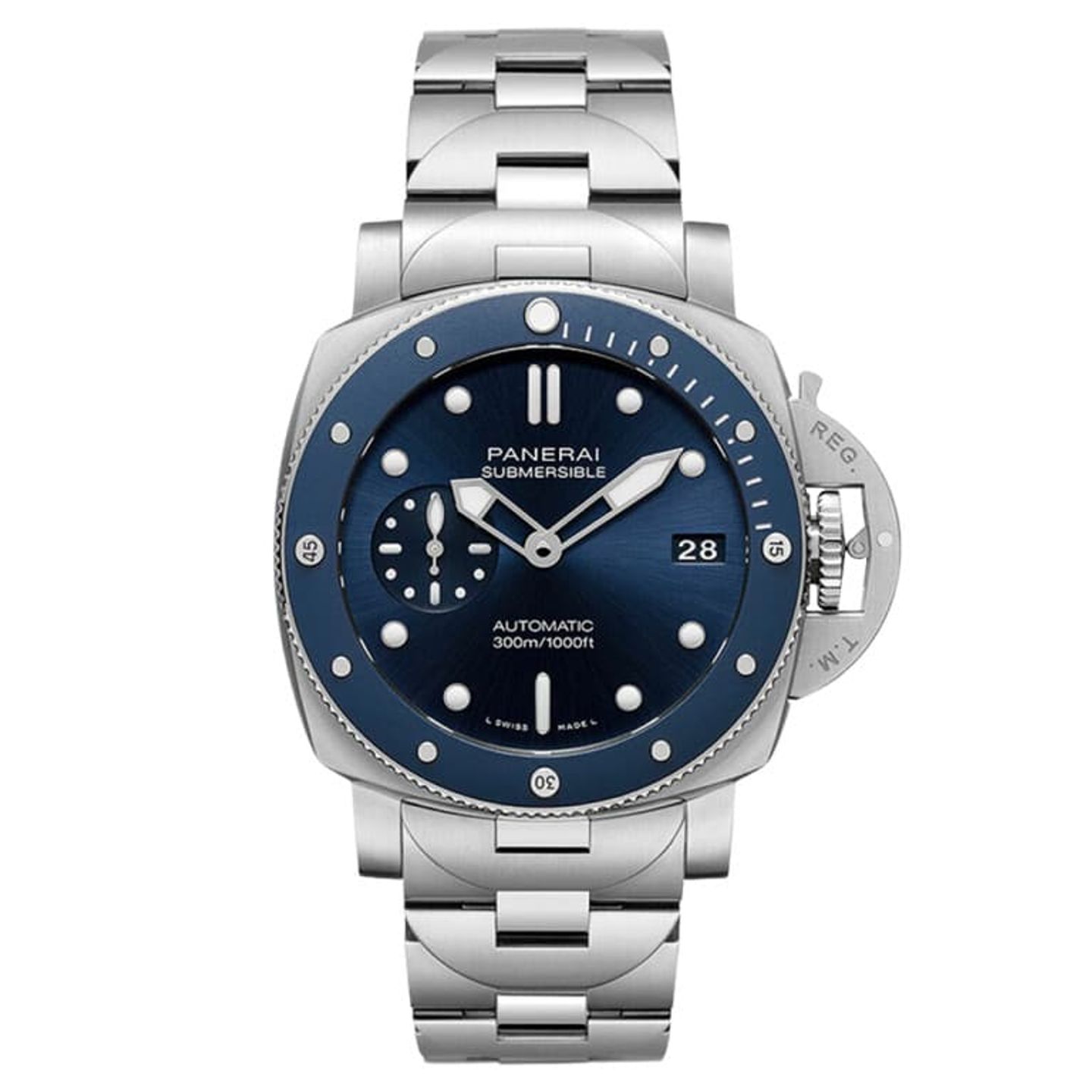 Panerai Luminor Submersible PAM01068 (2022) - Blauw wijzerplaat 42mm Staal (1/1)