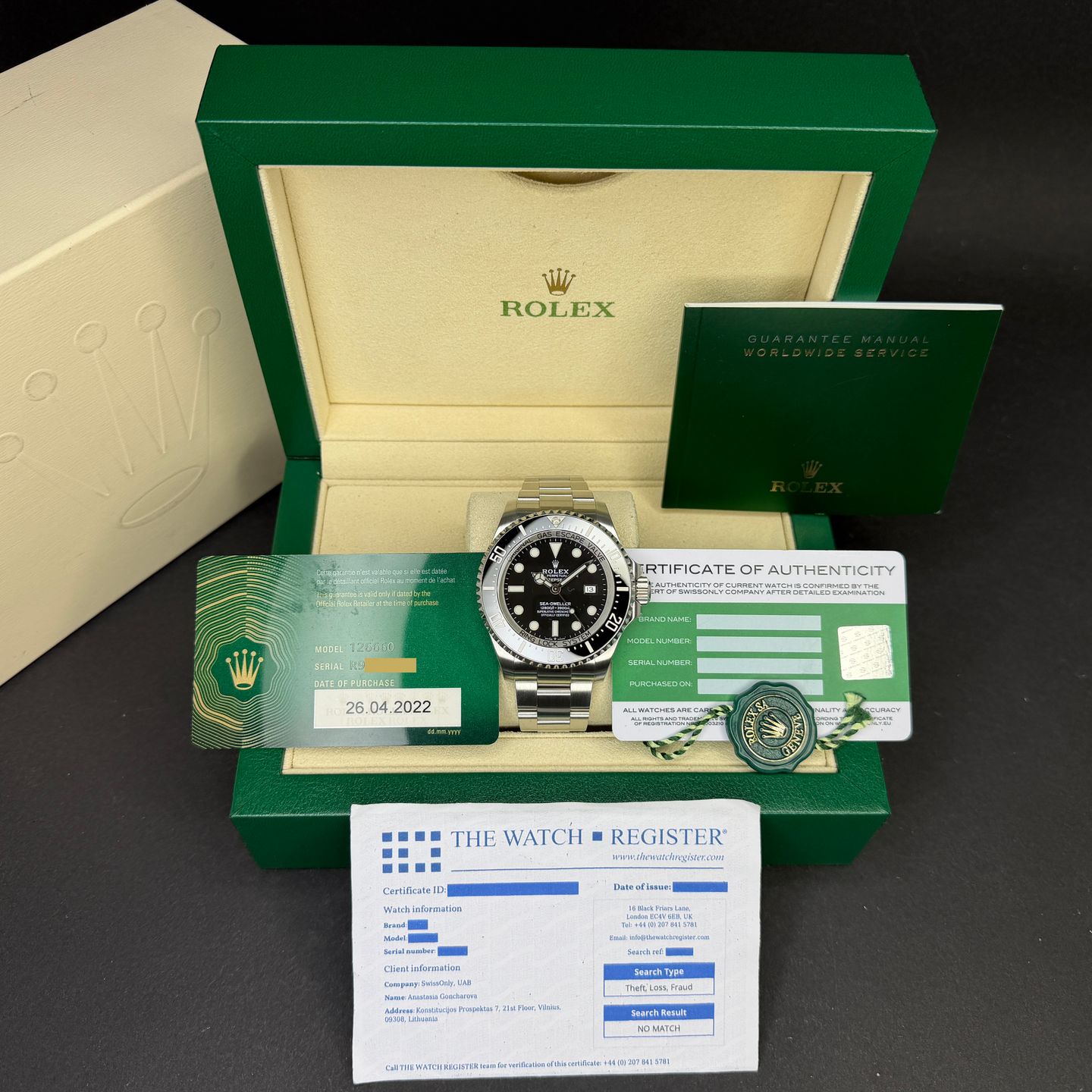 Rolex Sea-Dweller Deepsea 126660 - (3/8)