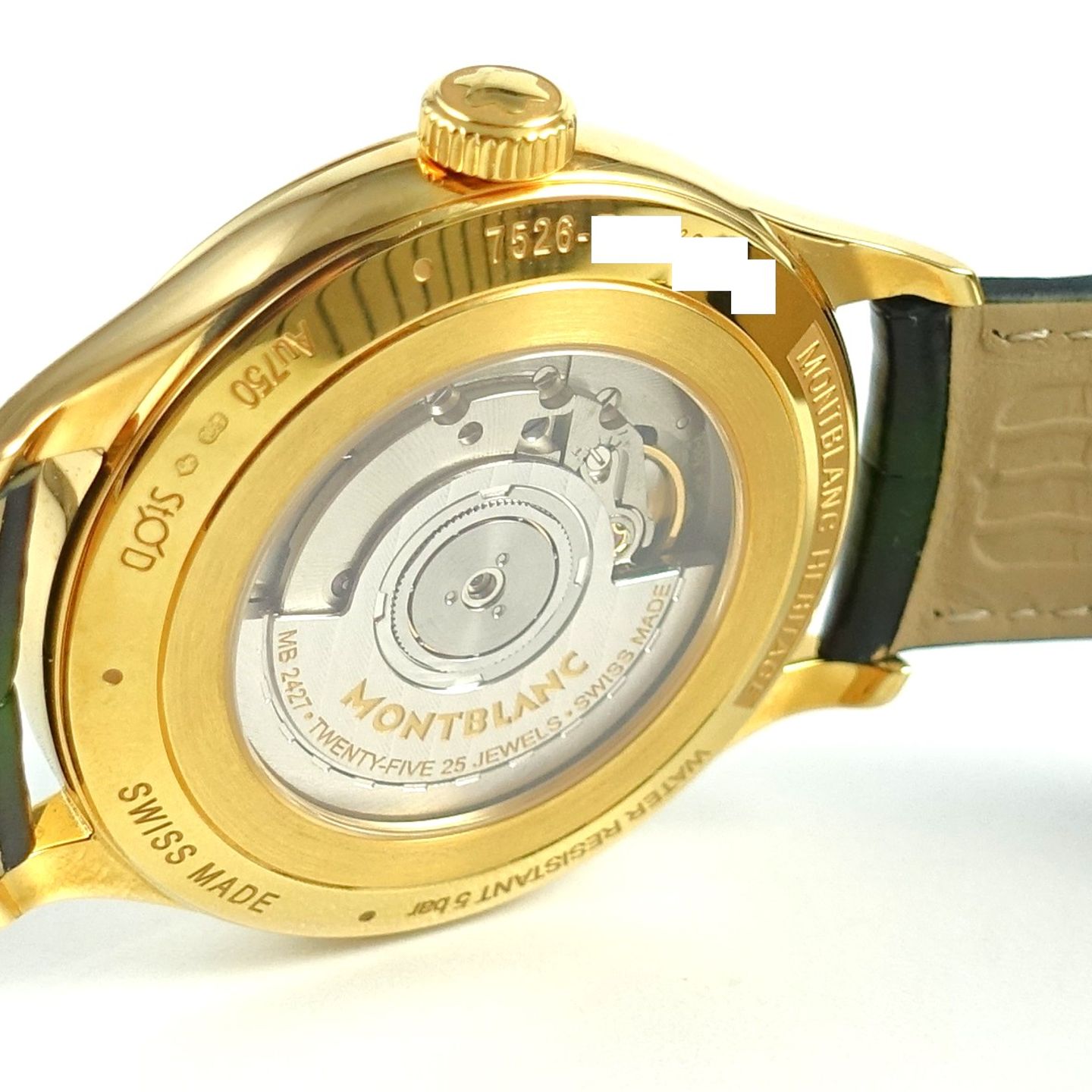 Montblanc Heritage 126464 (2024) - Green dial 40 mm Yellow Gold case (5/7)