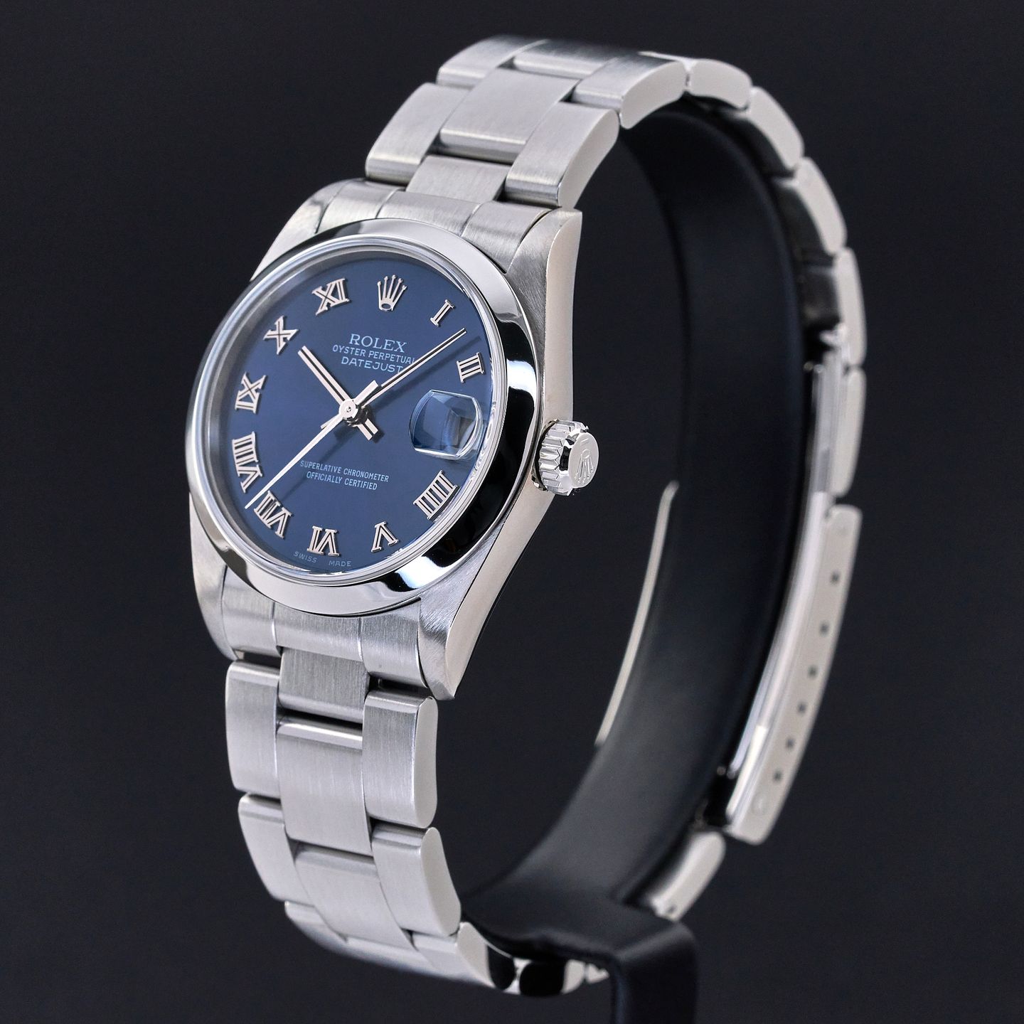 Rolex Datejust 31 78240 (2001) - Blue dial 31 mm Steel case (4/8)