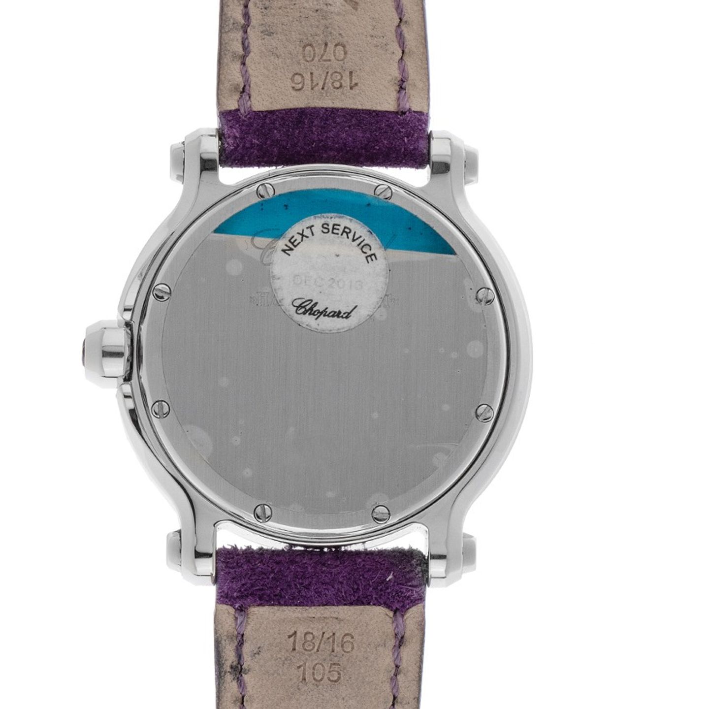 Chopard Happy Sport 8475 (2012) - Roze wijzerplaat 36mm Staal (6/7)