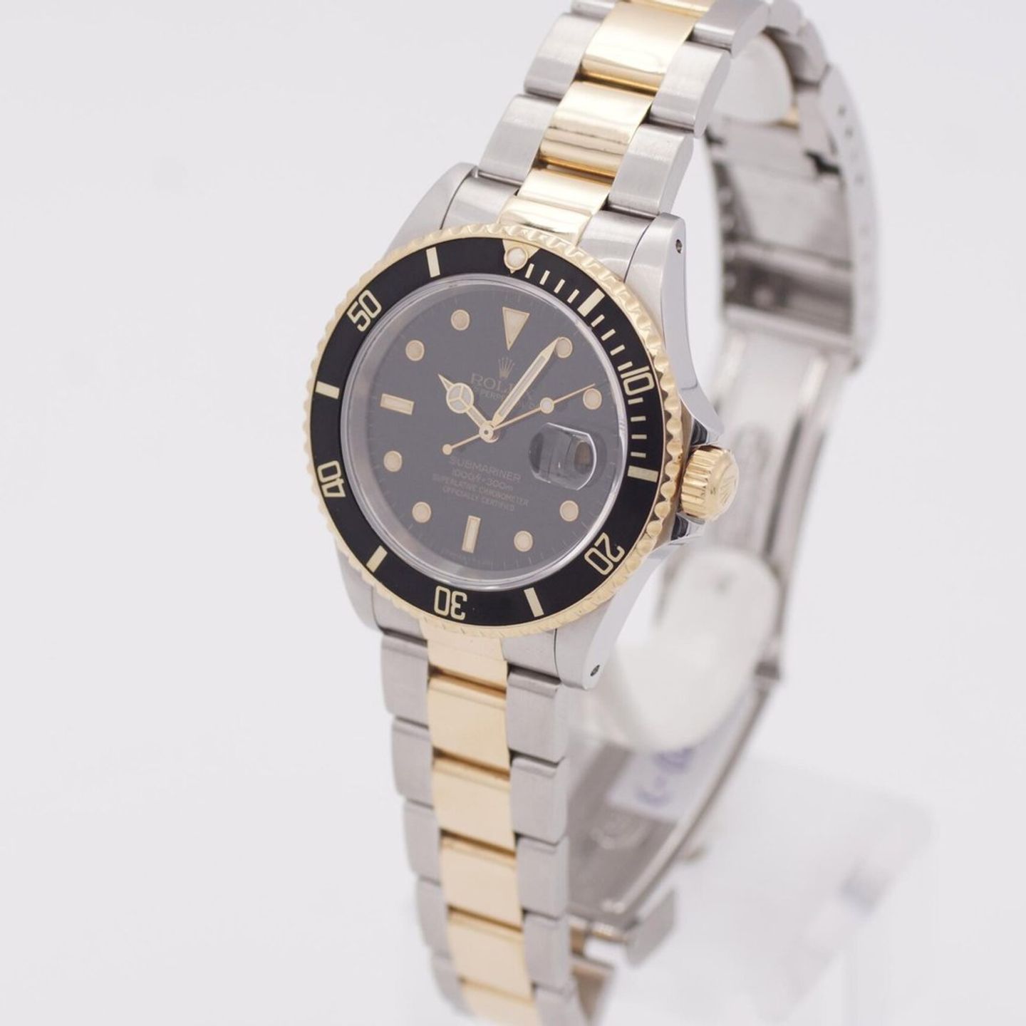 Rolex Submariner Date 116613 (1993) - Black dial 40 mm Gold/Steel case (4/8)