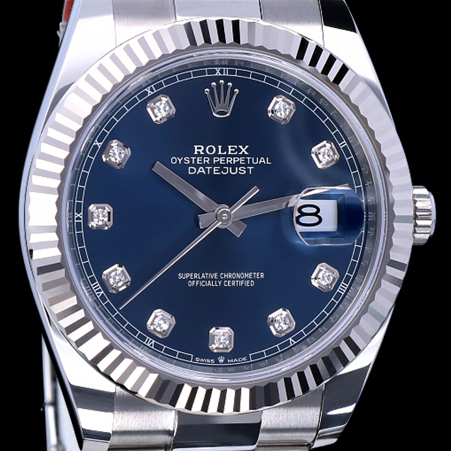 Rolex Datejust 41 126334 (2023) - Blauw wijzerplaat 41mm Staal (7/8)