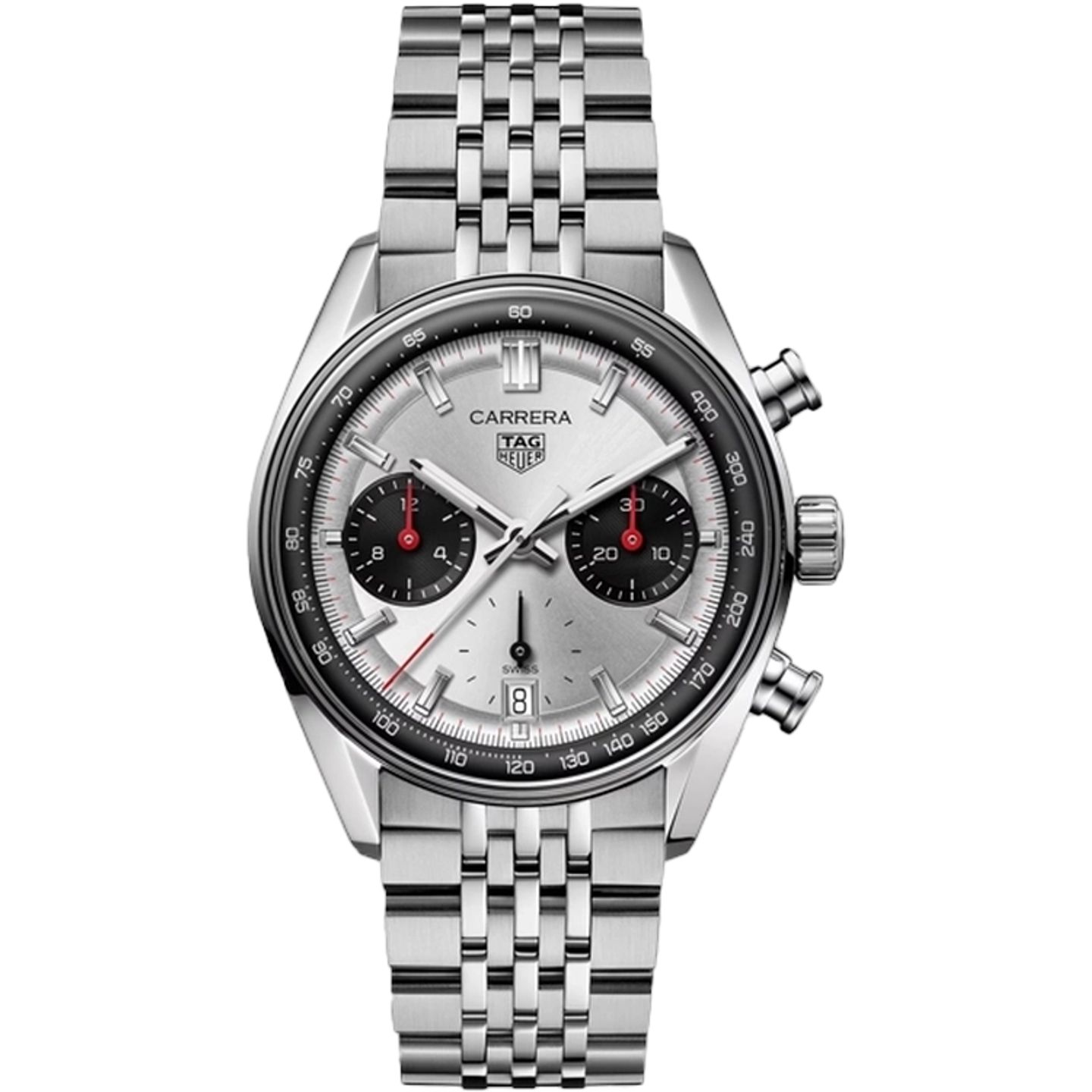 TAG Heuer Carrera CBS2216.BA0048 (2025) - Zilver wijzerplaat 39mm Staal (1/1)