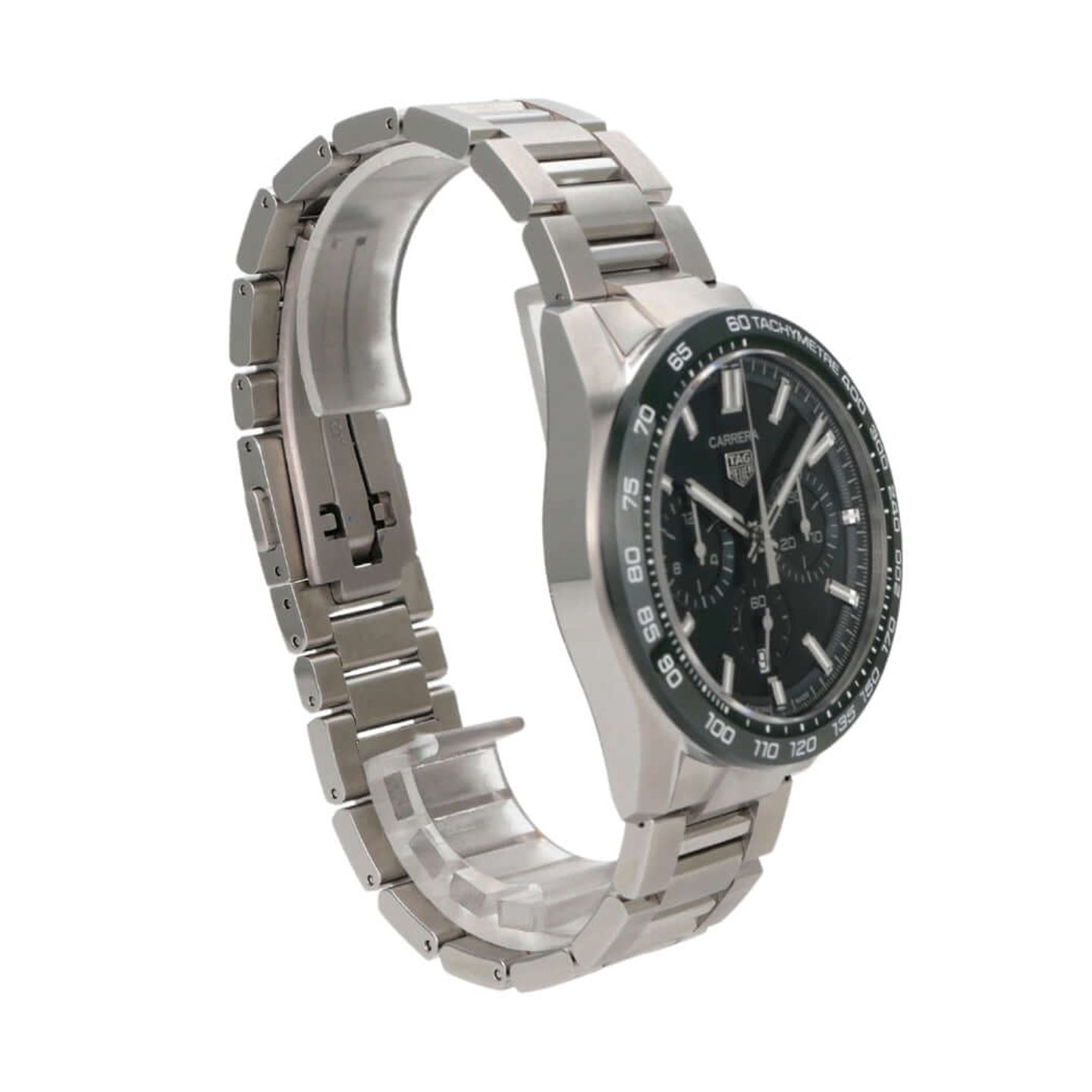 TAG Heuer Carrera CBN2A1N.BA0643 (2025) - Green dial 44 mm Steel case (4/8)