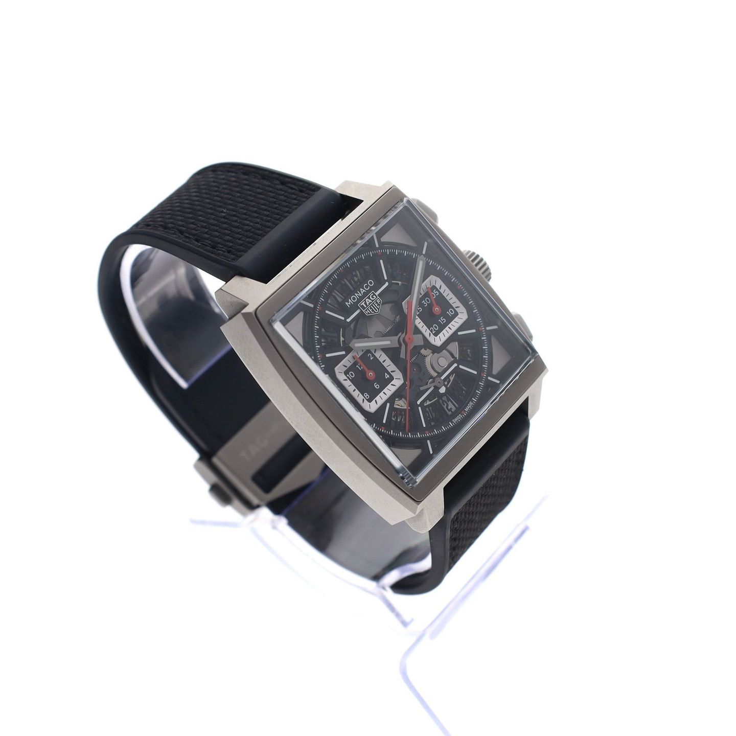 TAG Heuer Monaco CBL2183.FT6236 (2024) - Black dial 39 mm Titanium case (4/8)