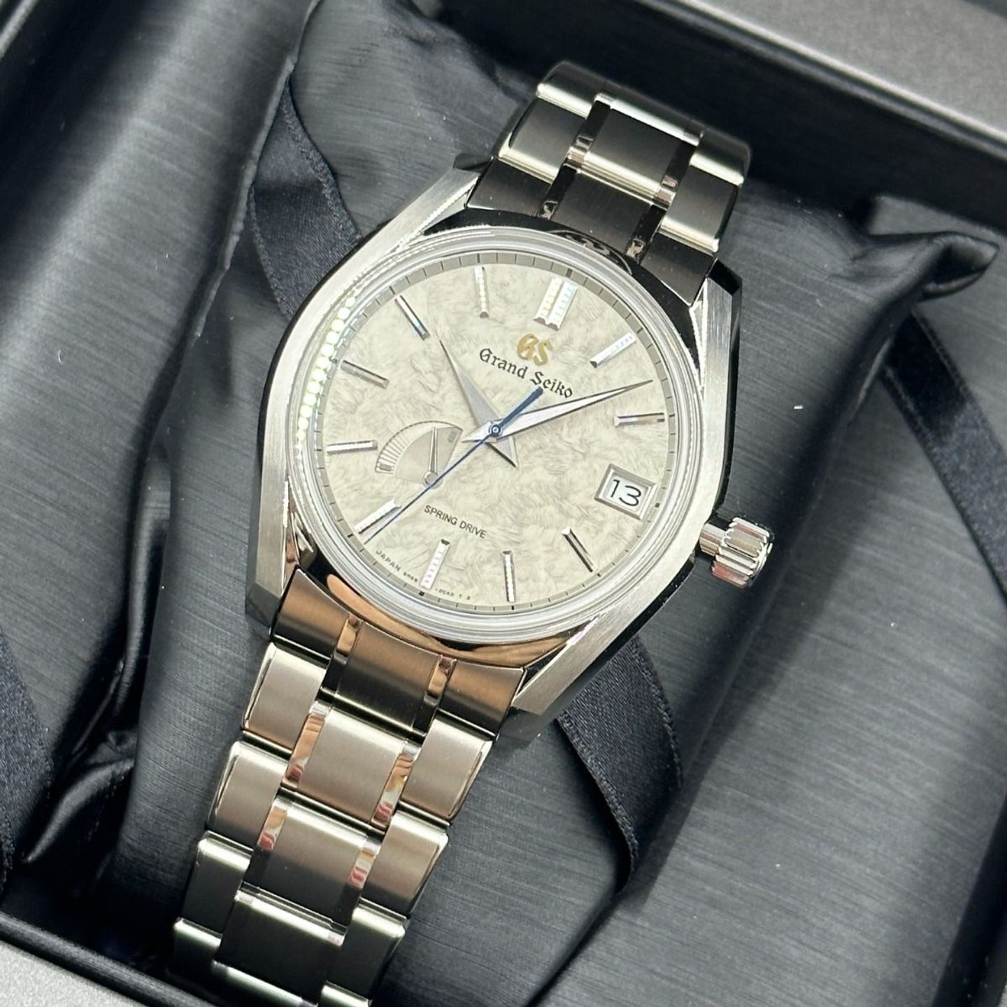 Grand Seiko Heritage Collection SBGA415G (2024) - Grijs wijzerplaat 40mm Titanium (8/8)