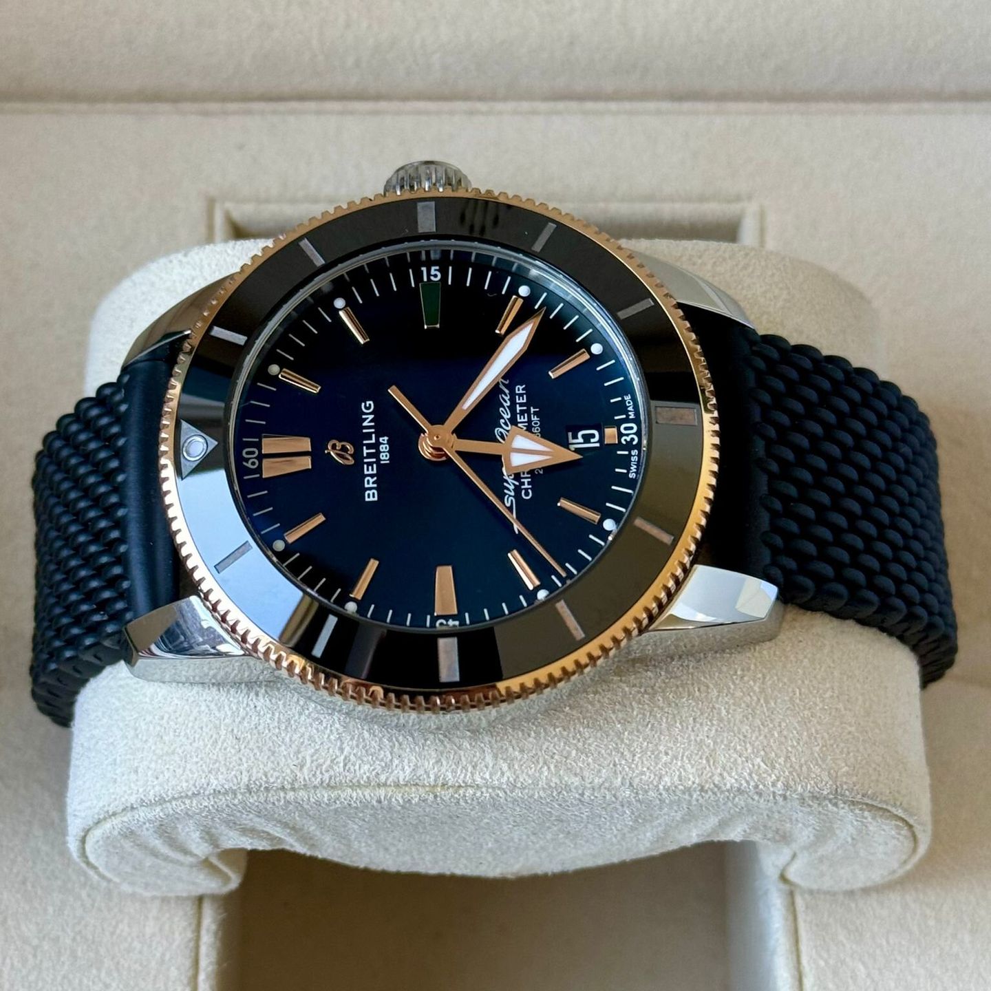 Breitling Superocean Heritage UB2030121B1S1 (2018) - Zwart wijzerplaat 44mm Staal (5/7)