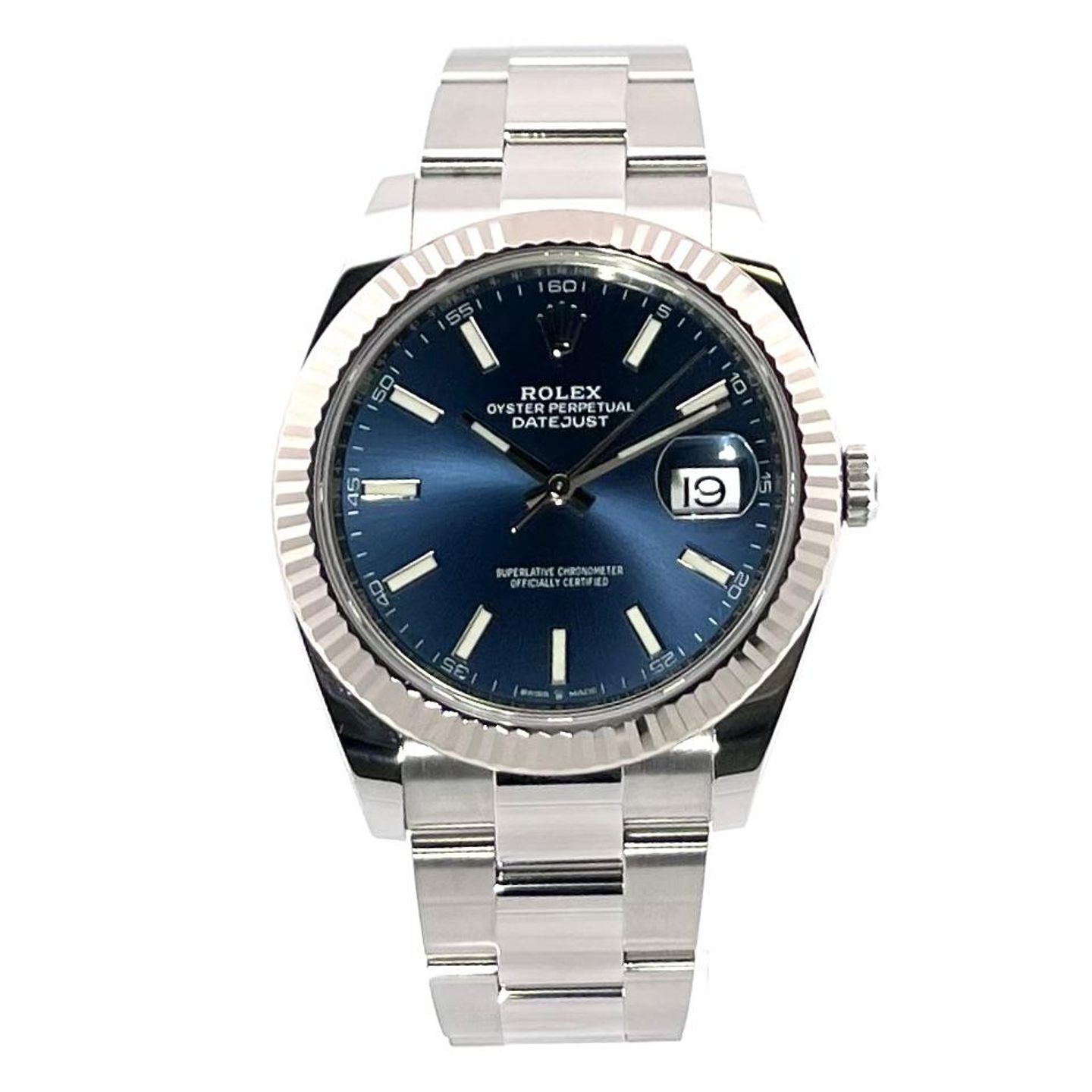 Rolex Datejust 41 126334 (2021) - Blue dial 41 mm Steel case (2/8)