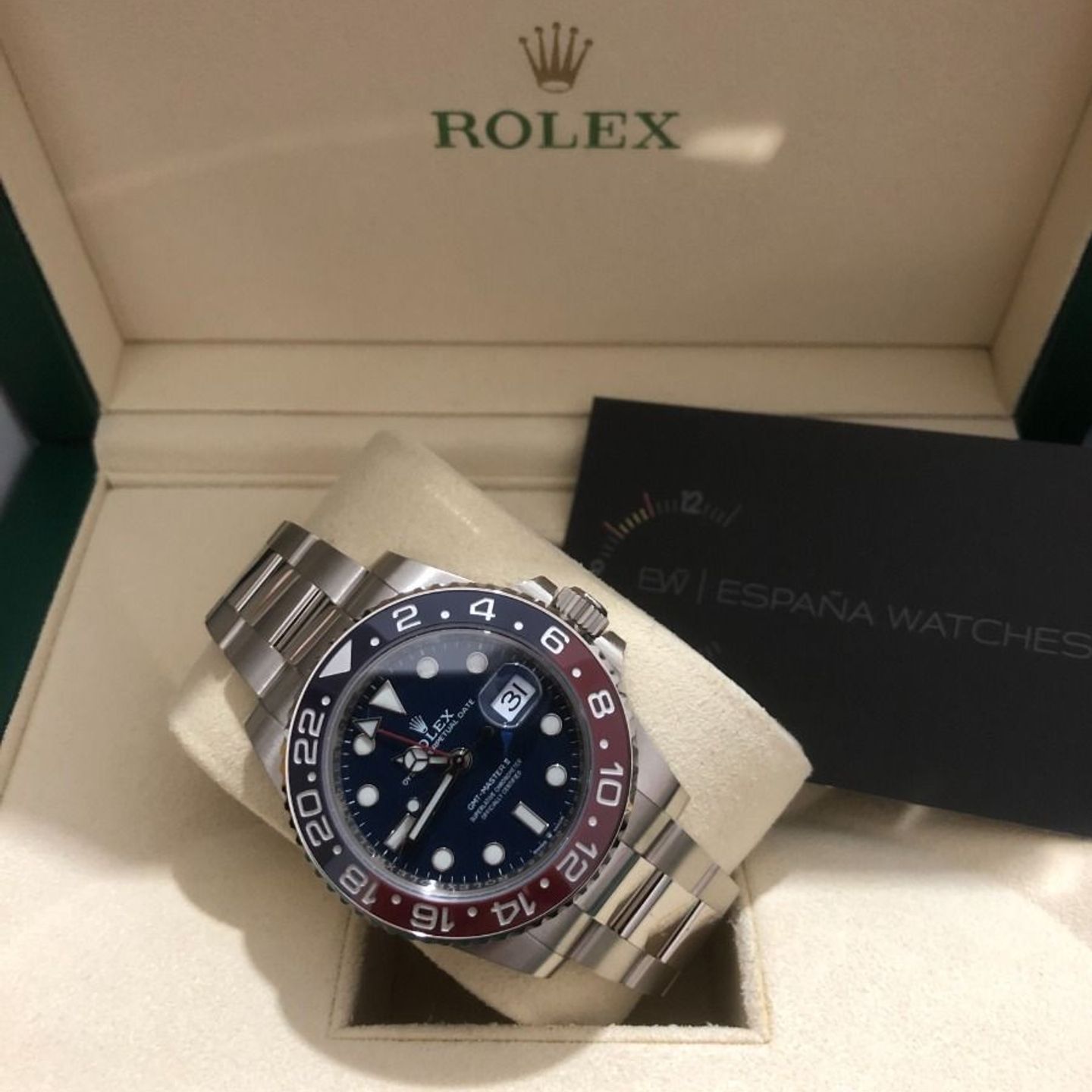 Rolex GMT-Master II 126719BLRO (2021) - Blauw wijzerplaat 40mm Witgoud (5/8)