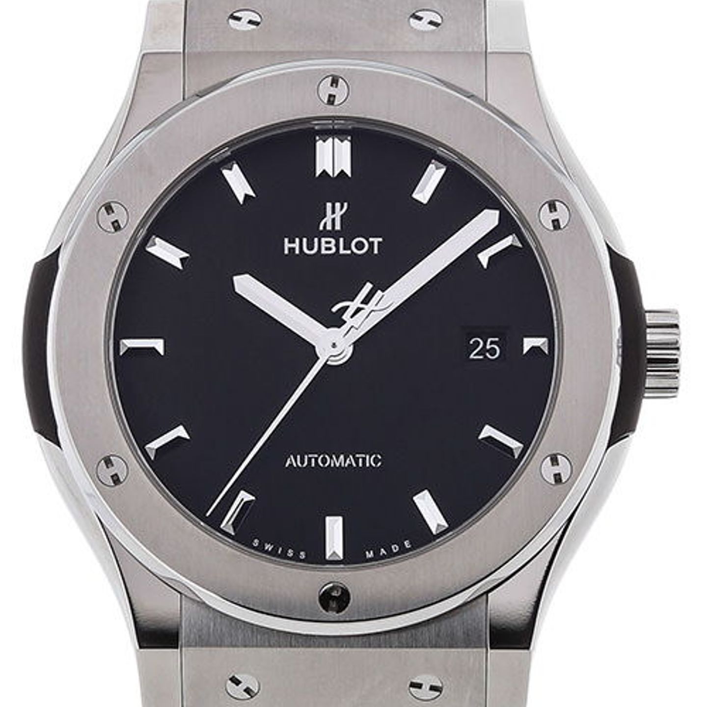 Hublot Classic Fusion 511.NX.1171.LR (2023) - Zwart wijzerplaat 45mm Titanium (1/4)