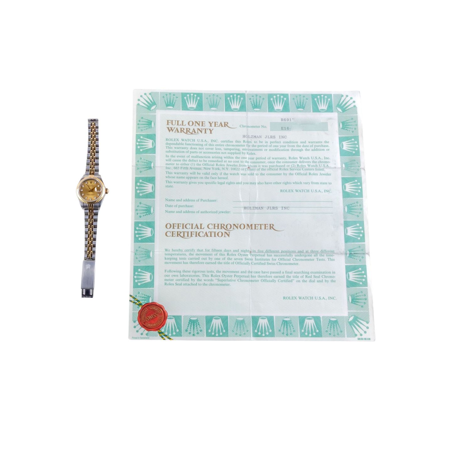 Rolex Lady-Datejust 69173 - (8/8)