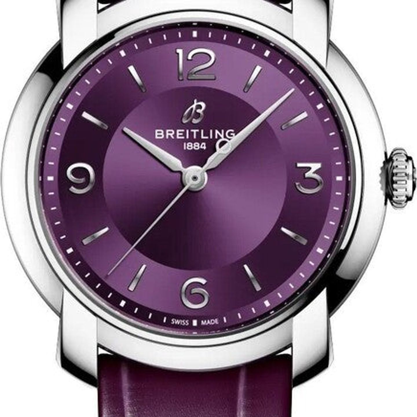 Breitling Premier A10310121Q1P1 (2026) - Purple dial 36 mm Steel case (1/1)