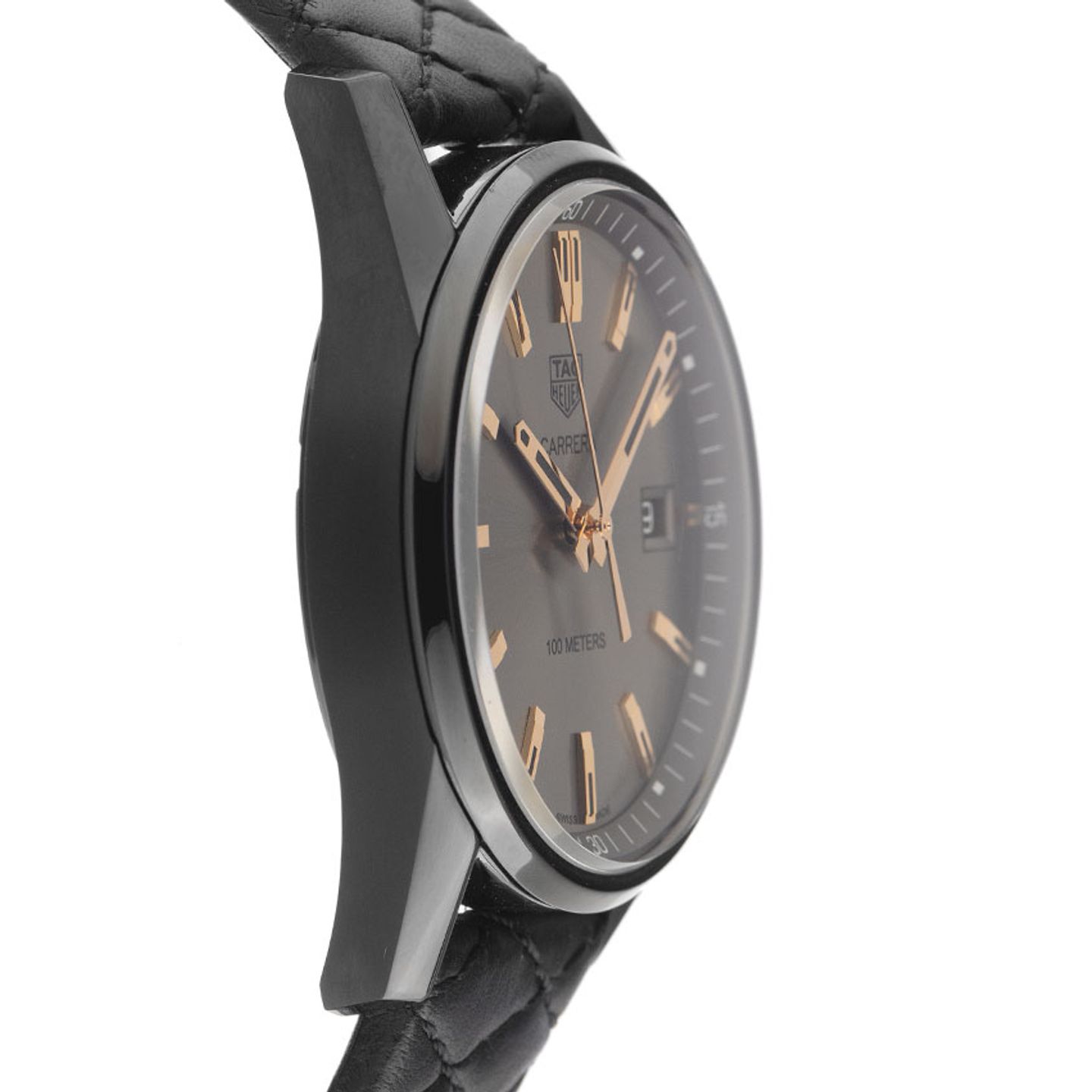 TAG Heuer Carrera Lady WAR1113.FC6392 (2025) - Black dial 39 mm Steel case (5/7)