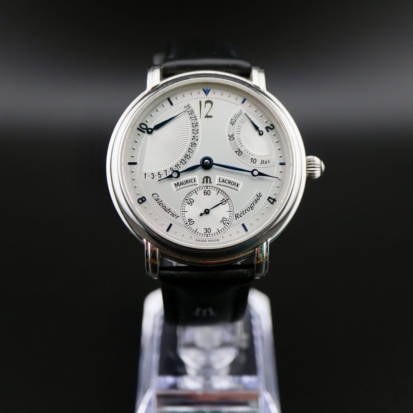 Maurice Lacroix Masterpiece Maurice Lacroix masterpiece mp7068 (Unknown (random serial)) - White dial 45 mm Steel case (1/5)