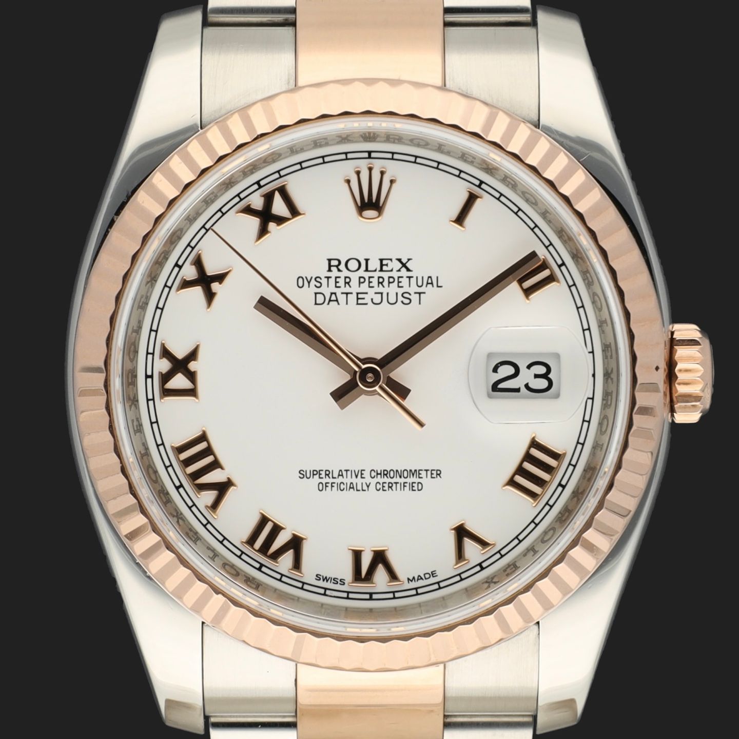 Rolex Datejust 36 116231 (2014) - 36mm Goud/Staal (2/8)