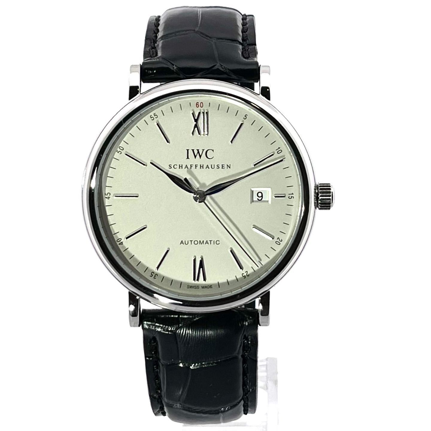 IWC Portofino Automatic IW356501 (2023) - Zilver wijzerplaat 40mm Staal (1/7)