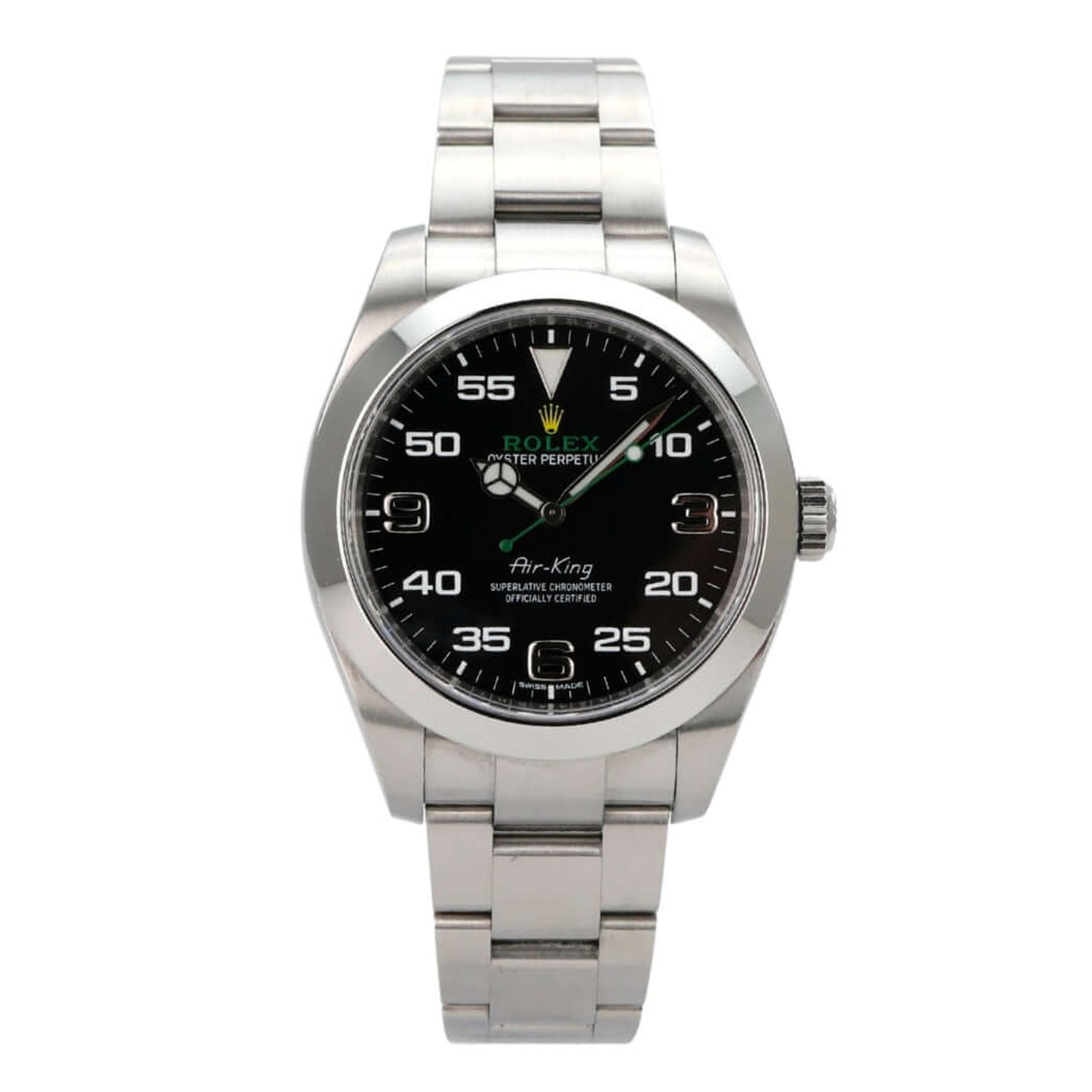 Rolex Air-King 116900 (2021) - Black dial 40 mm Steel case (2/8)