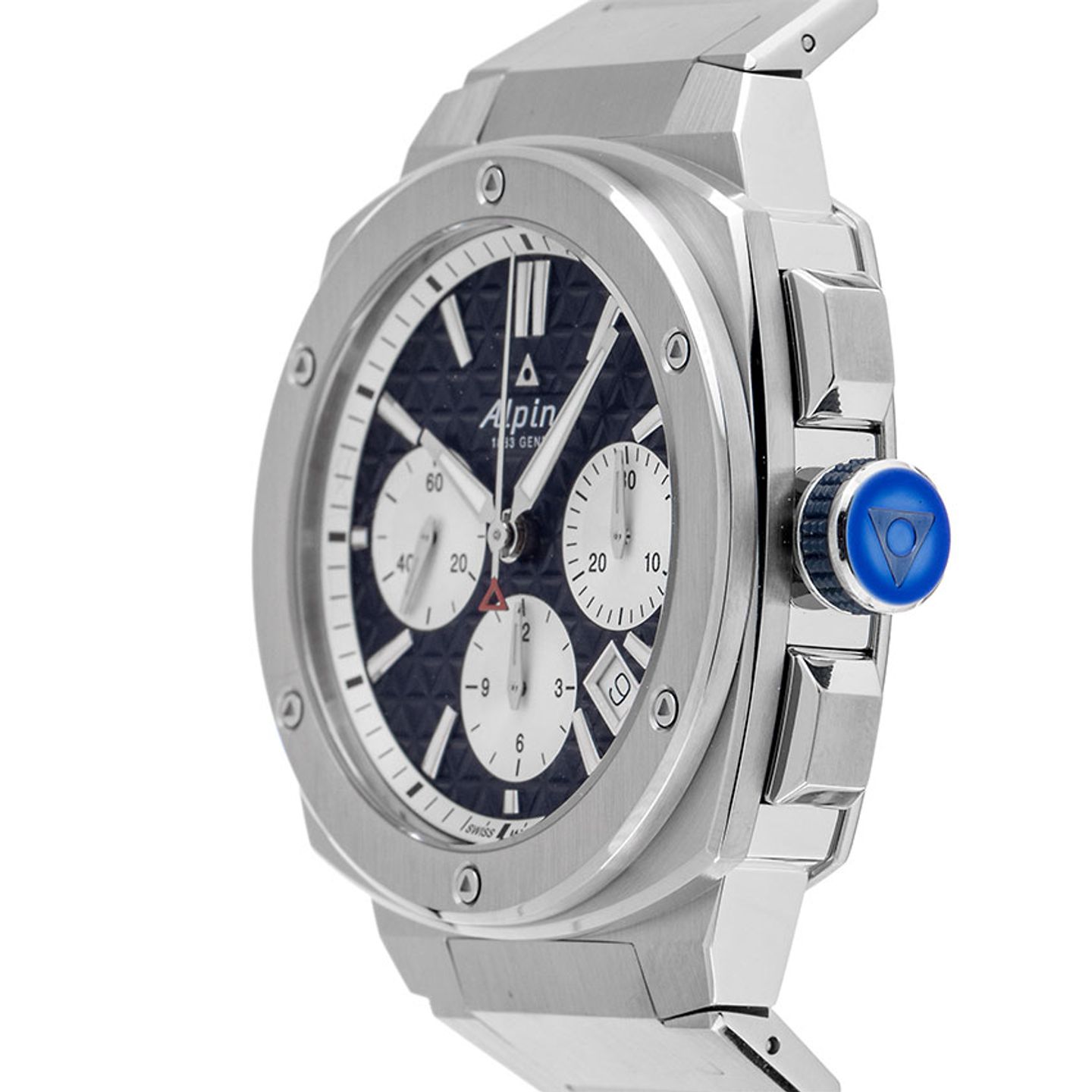 Alpina Alpiner AL-730NS4AE6B (Unknown (random serial)) - Blue dial 41 mm Steel case (3/6)
