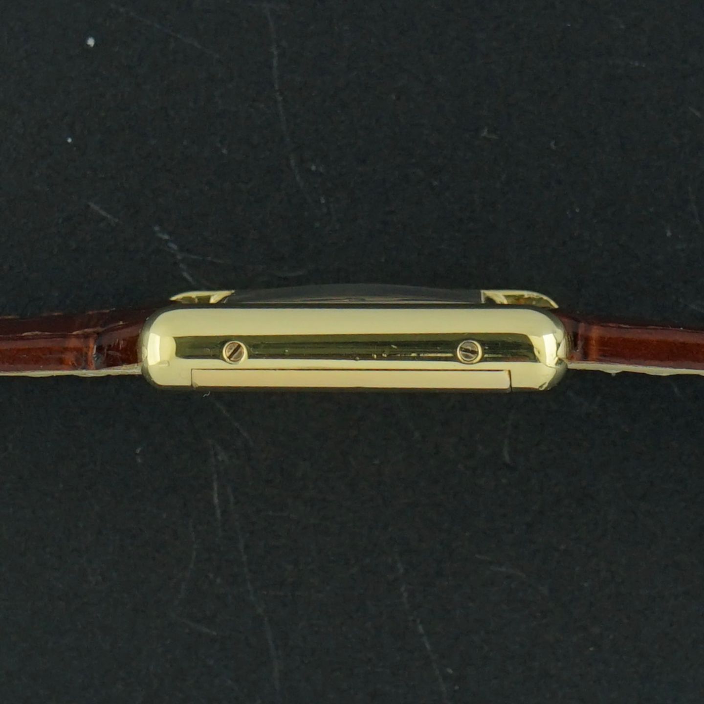 Cartier Tank Vermeil 2415 (1980) - Rood wijzerplaat 20mm Zilver (5/8)