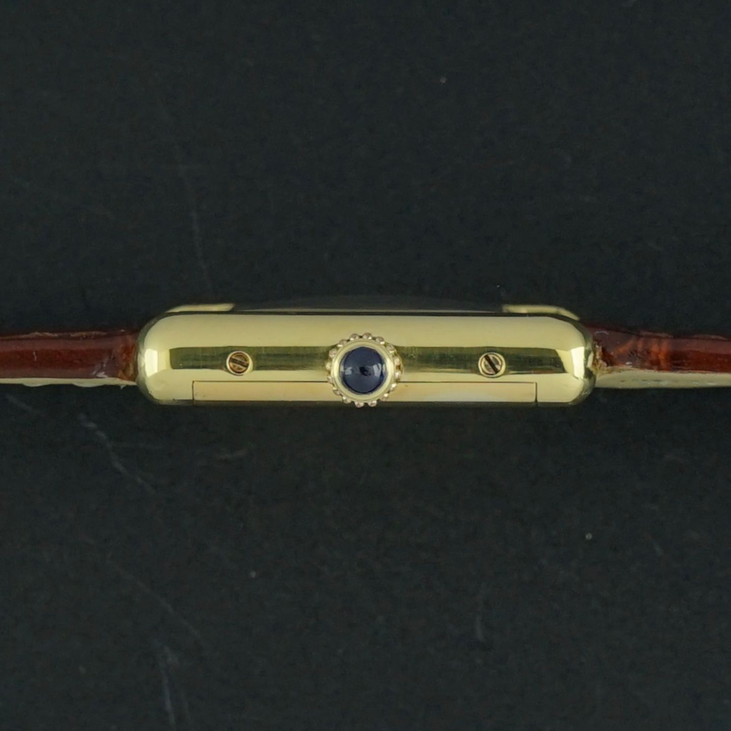 Cartier Tank Vermeil 2415 (1980) - Rood wijzerplaat 20mm Zilver (4/8)