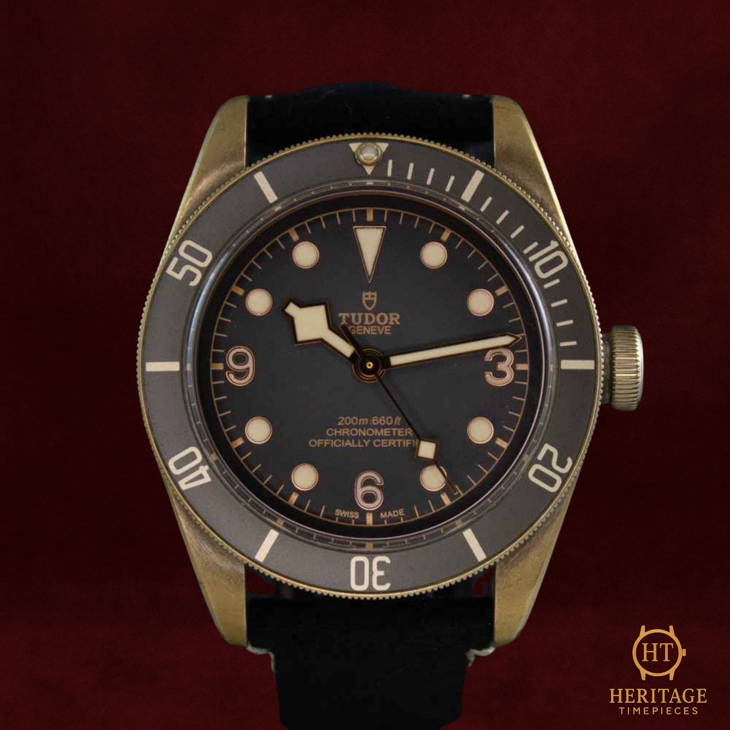 Tudor Black Bay Bronze 79250BA (2020) - Grijs wijzerplaat 43mm Brons (2/7)