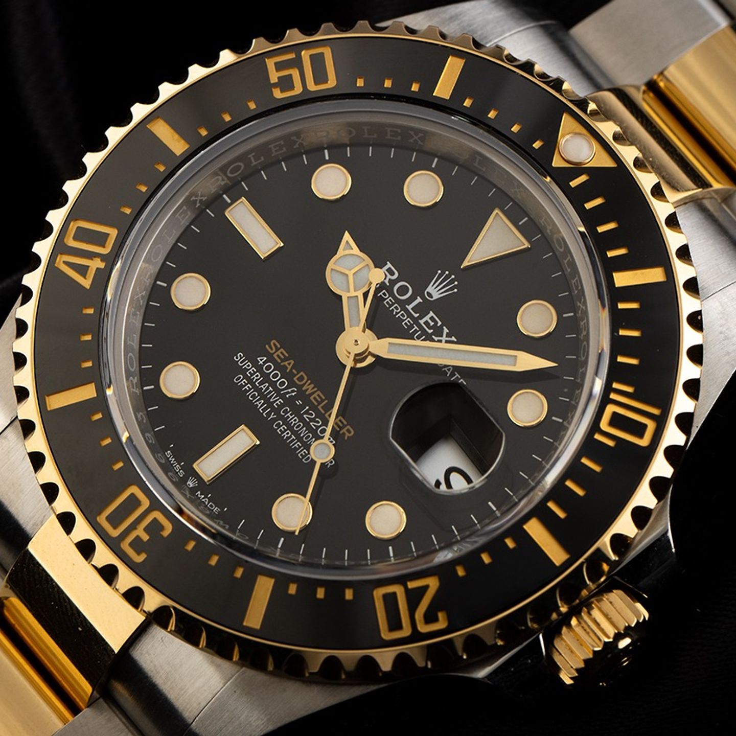 Rolex Sea-Dweller 126603 (2019) - Zwart wijzerplaat 43mm Goud/Staal (3/7)