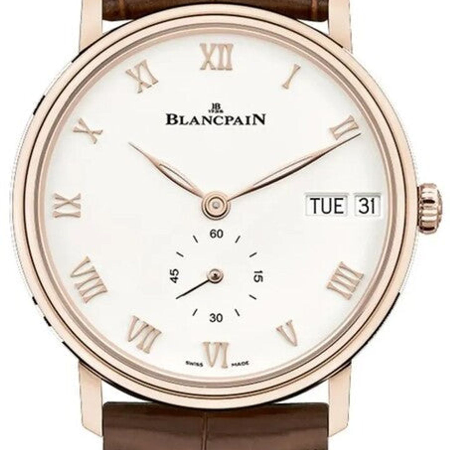 Blancpain Villeret 6652-3642-55B (2025) - White dial 41 mm Rose Gold case (1/1)
