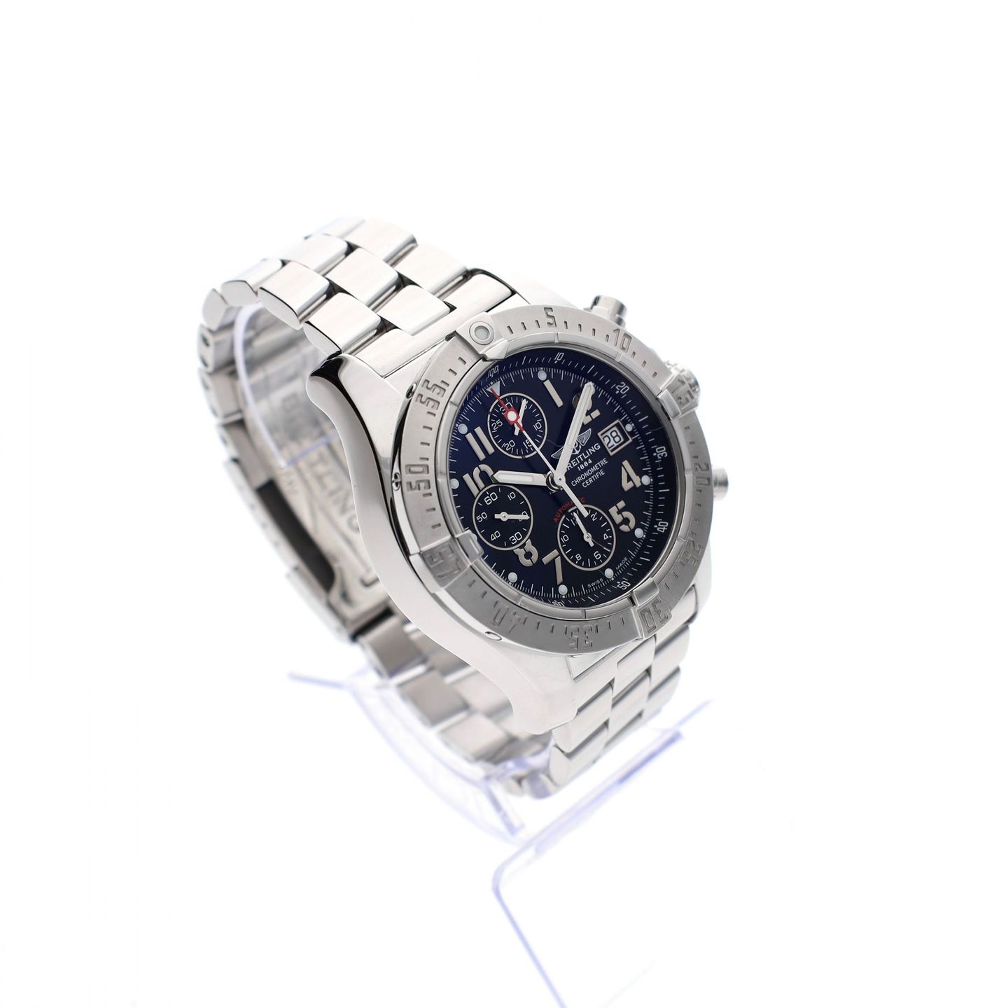 Breitling Avenger Skyland A13380 (2010) - Zwart wijzerplaat 45mm Staal (4/8)
