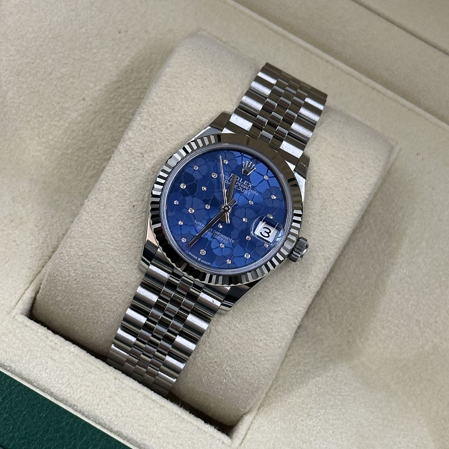 Rolex Datejust 31 278274 (Unknown (random serial)) - Blue dial 31 mm Steel case (8/8)