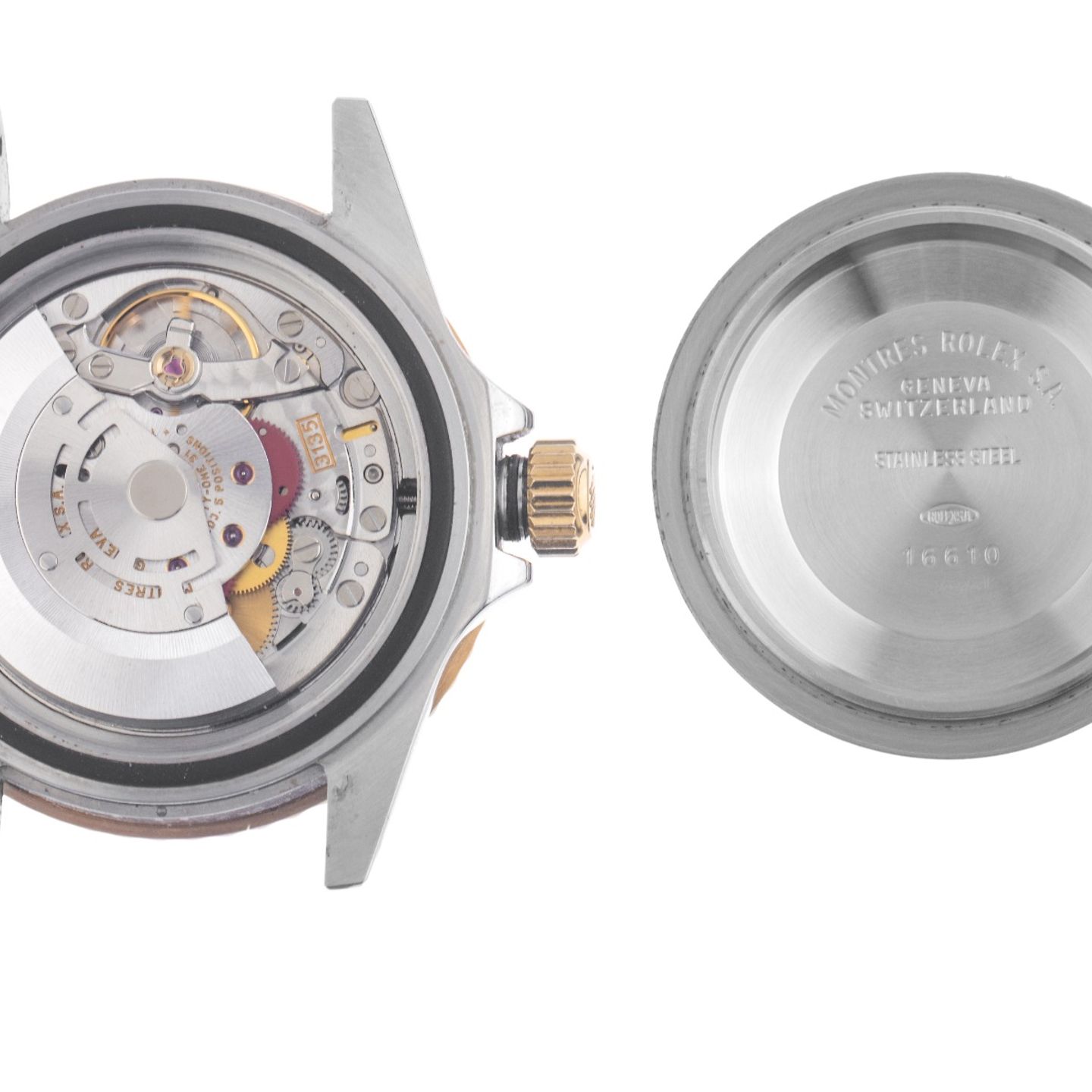 Rolex Submariner Date 16613 (1994) - Zwart wijzerplaat 40mm Goud/Staal (8/8)