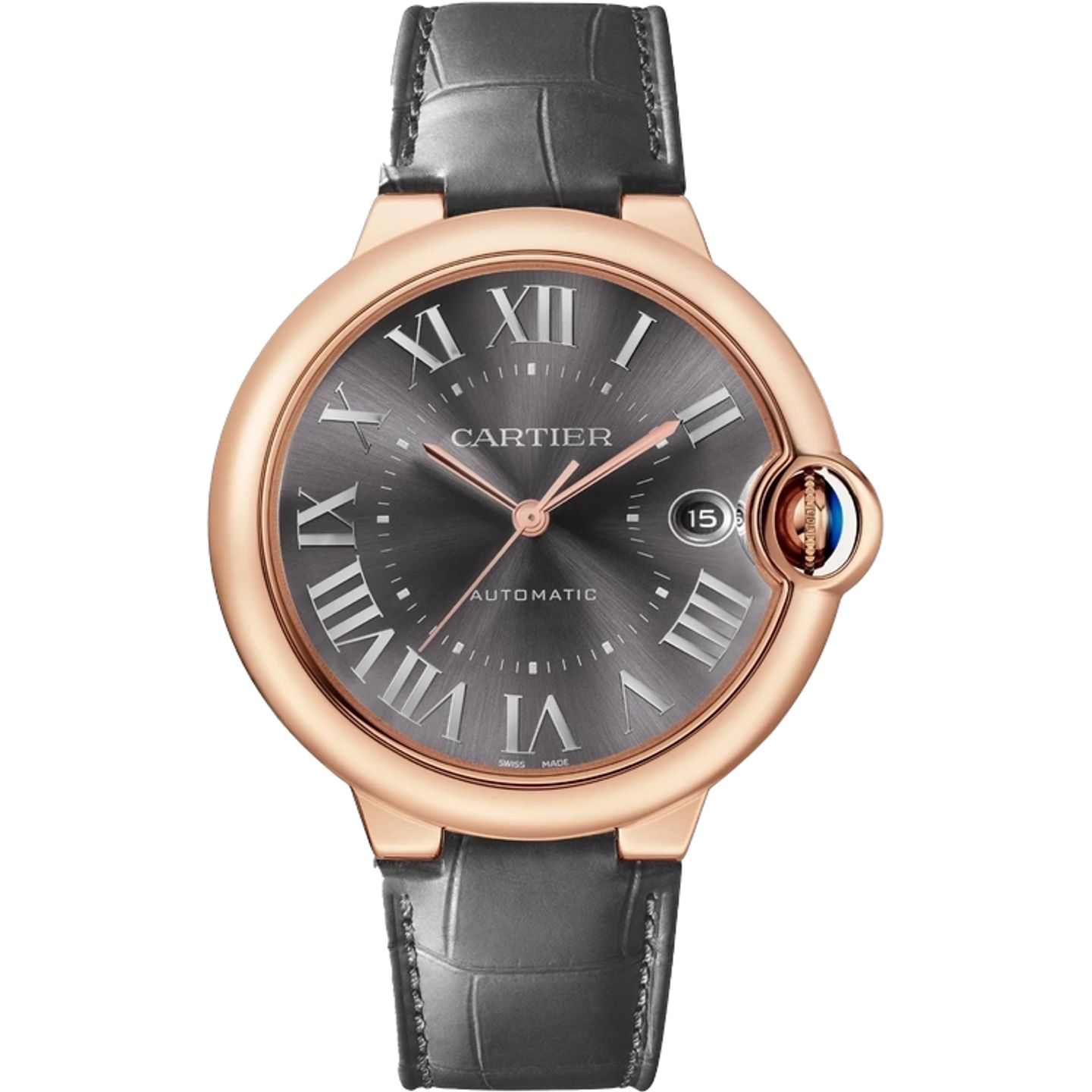 Cartier Ballon Bleu 40mm WGBB0050 (2025) - Grey dial 40 mm Rose Gold case (1/1)