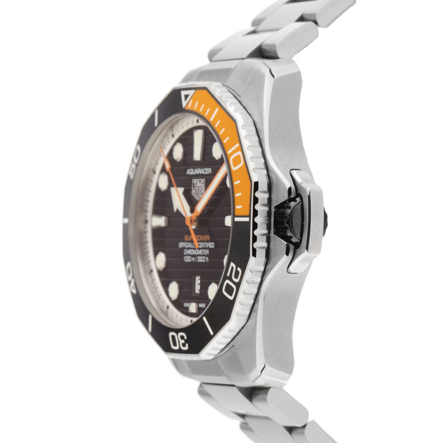 TAG Heuer Aquaracer WBP5A8A.BF0619 (2025) - Black dial 45 mm Titanium case (4/7)