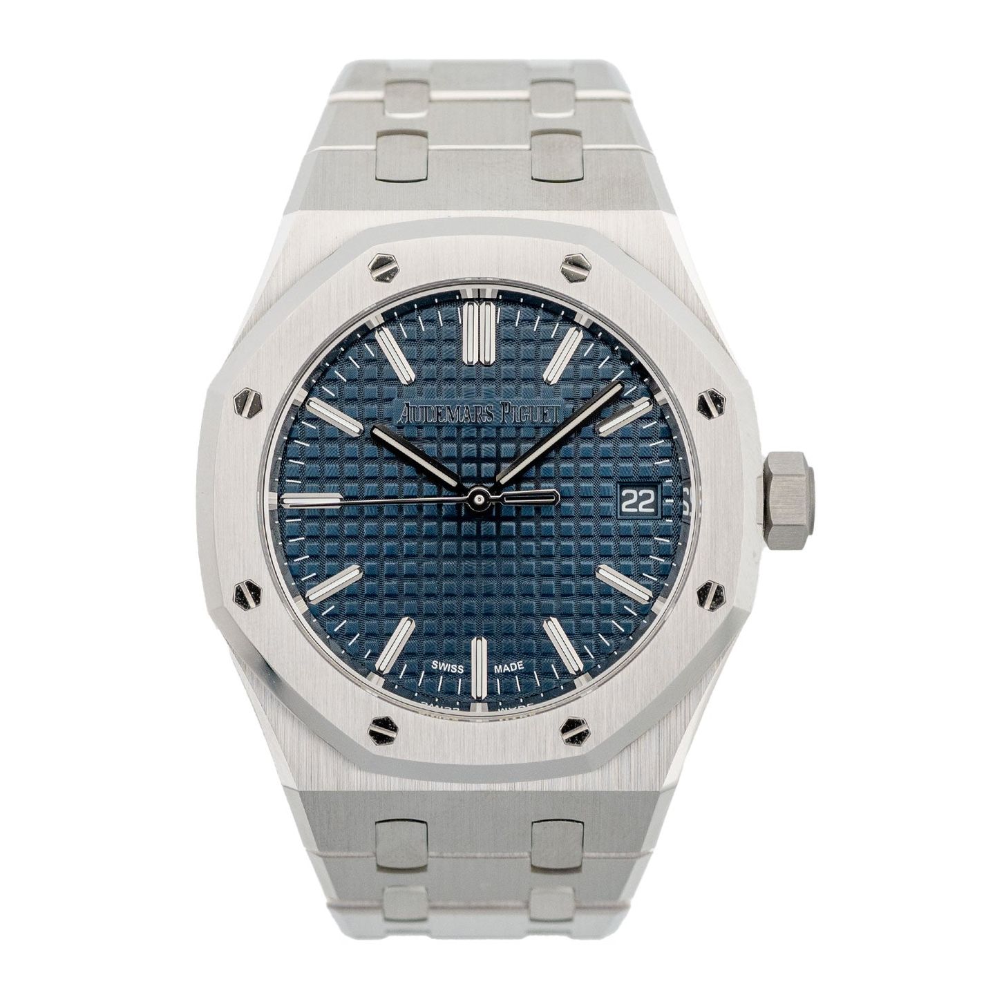 Audemars Piguet Royal Oak Selfwinding 15550ST.OO.1356ST.06 (2024) - Blue dial 37 mm Steel case (1/6)