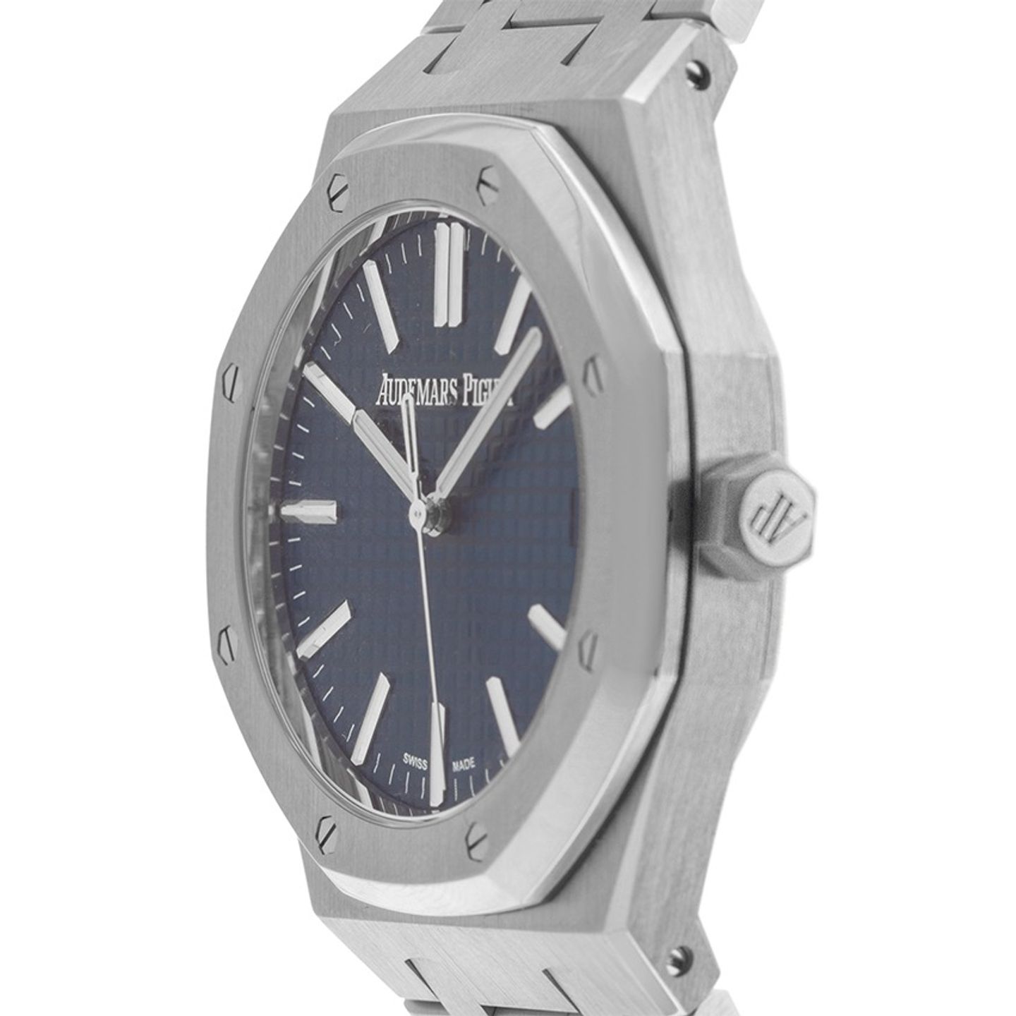 Audemars Piguet Royal Oak Selfwinding 15510ST.OO.1320ST.01 (2020) - Blauw wijzerplaat 41mm Staal (4/7)