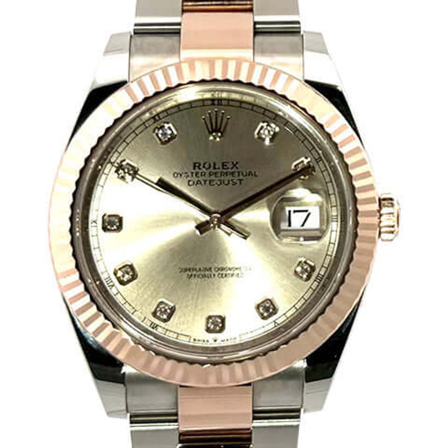 Rolex Datejust 41 126331 (2022) - Pink dial 41 mm Steel case (1/8)