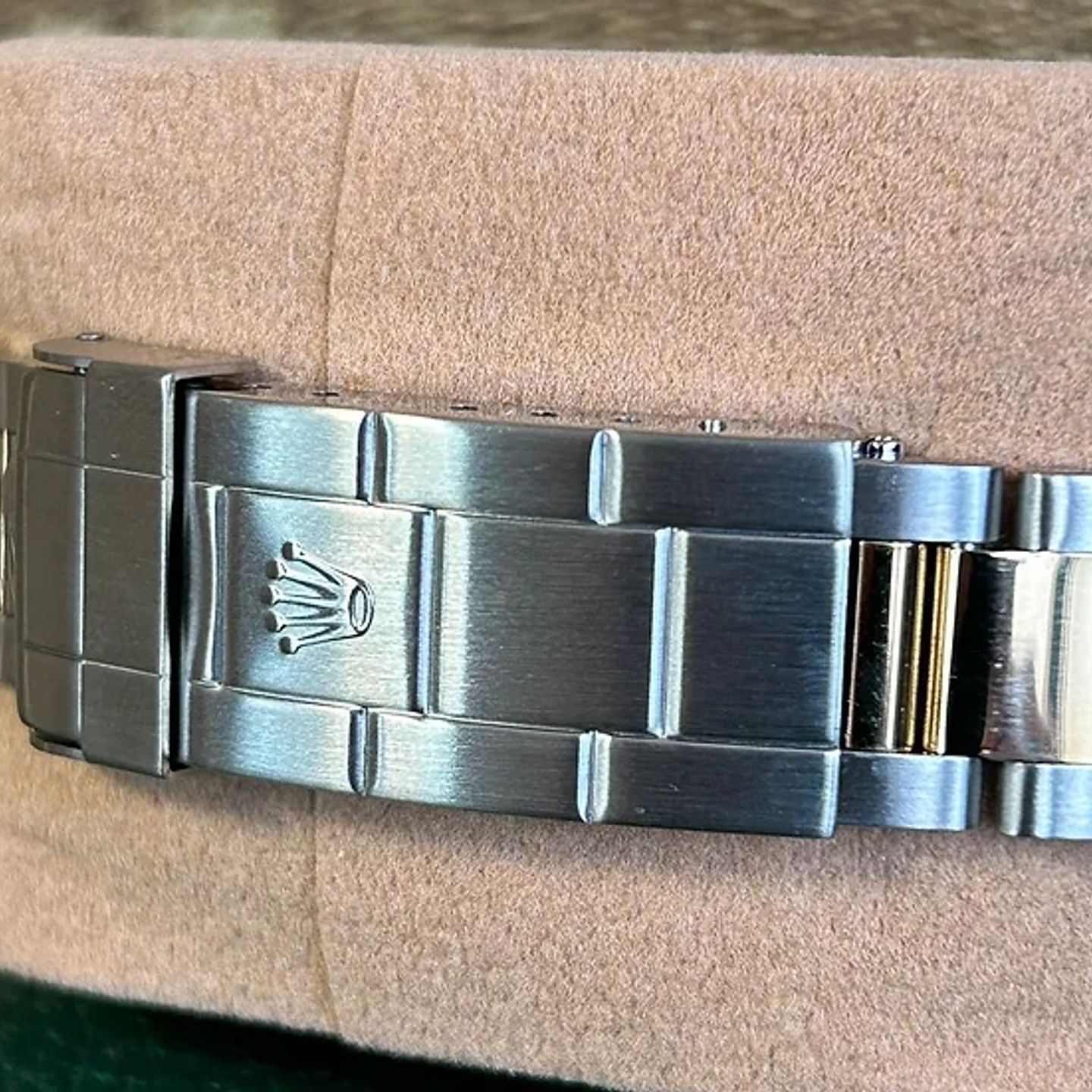 Rolex Submariner Date 16613 (1990) - Blue dial 40 mm Gold/Steel case (6/7)