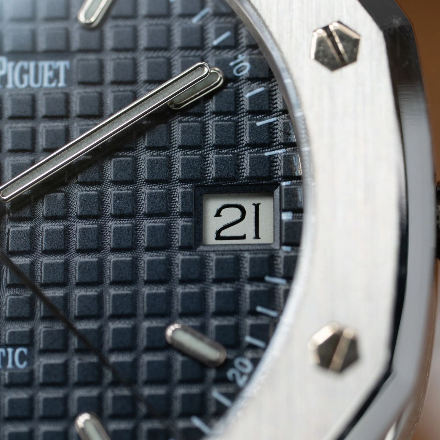 Audemars Piguet Royal Oak 14790ST (Unknown (random serial)) - Blue dial 36 mm Steel case (8/8)