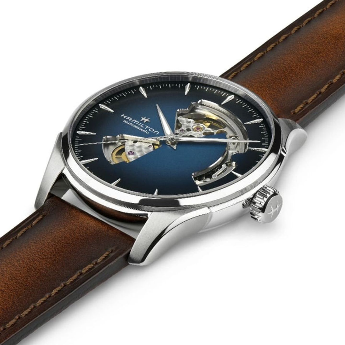Hamilton Jazzmaster H32675540 (2026) - Blauw wijzerplaat 40mm Staal (2/4)