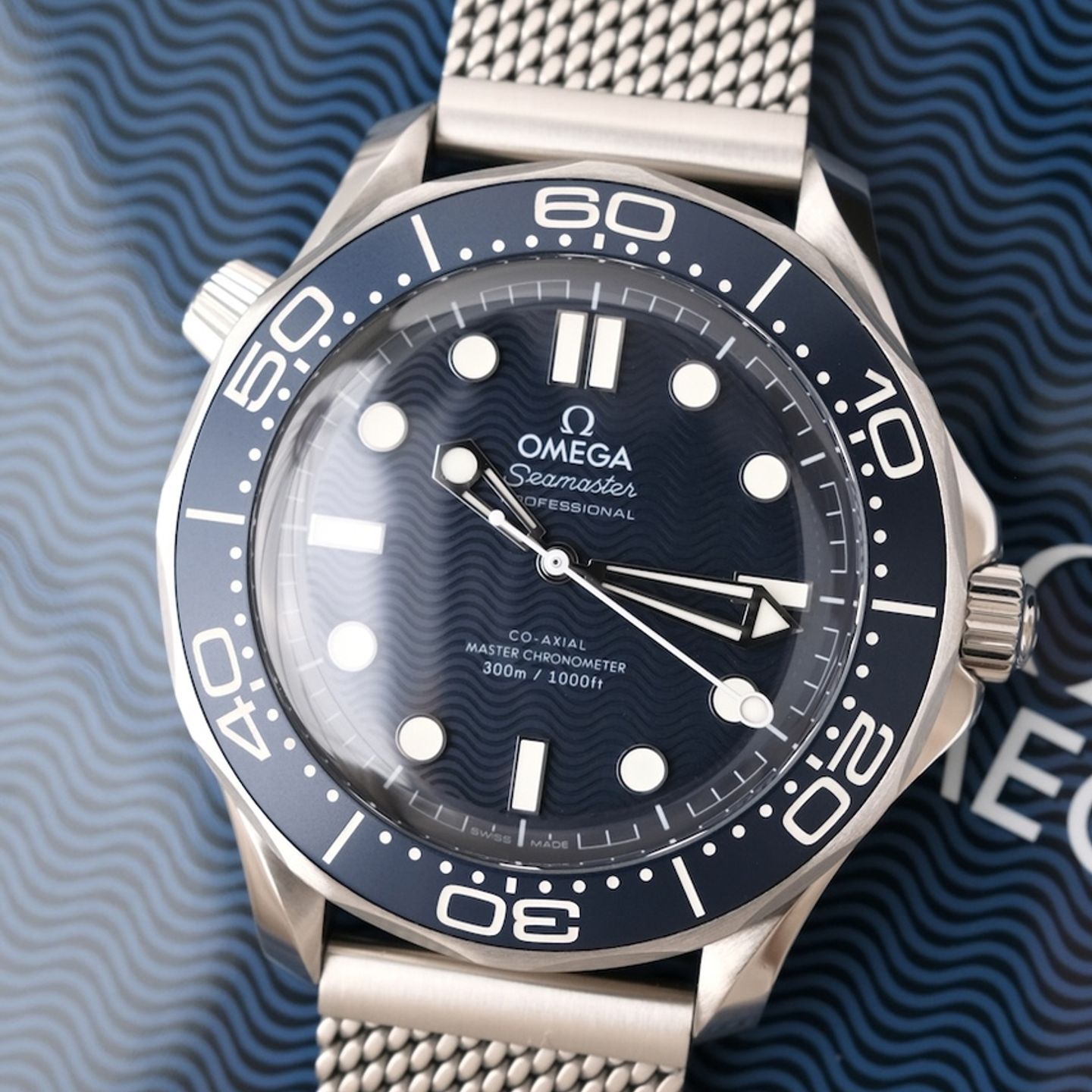 Omega Seamaster Diver 300 M 210.30.42.20.03.002 (2023) - Blue dial 42 mm Steel case (7/8)
