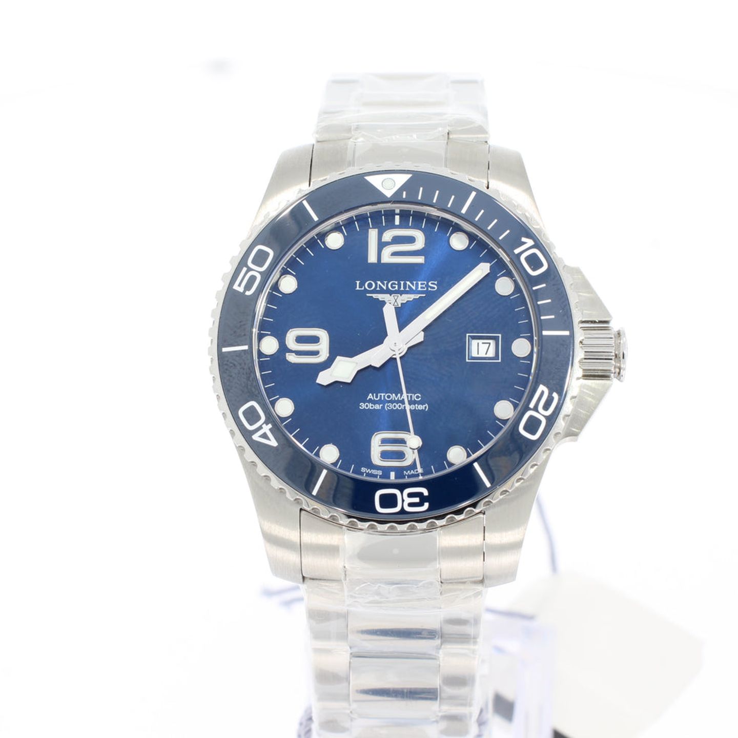 Longines HydroConquest L3.782.4.96.6 (2025) - Blue dial 43 mm Steel case (1/4)